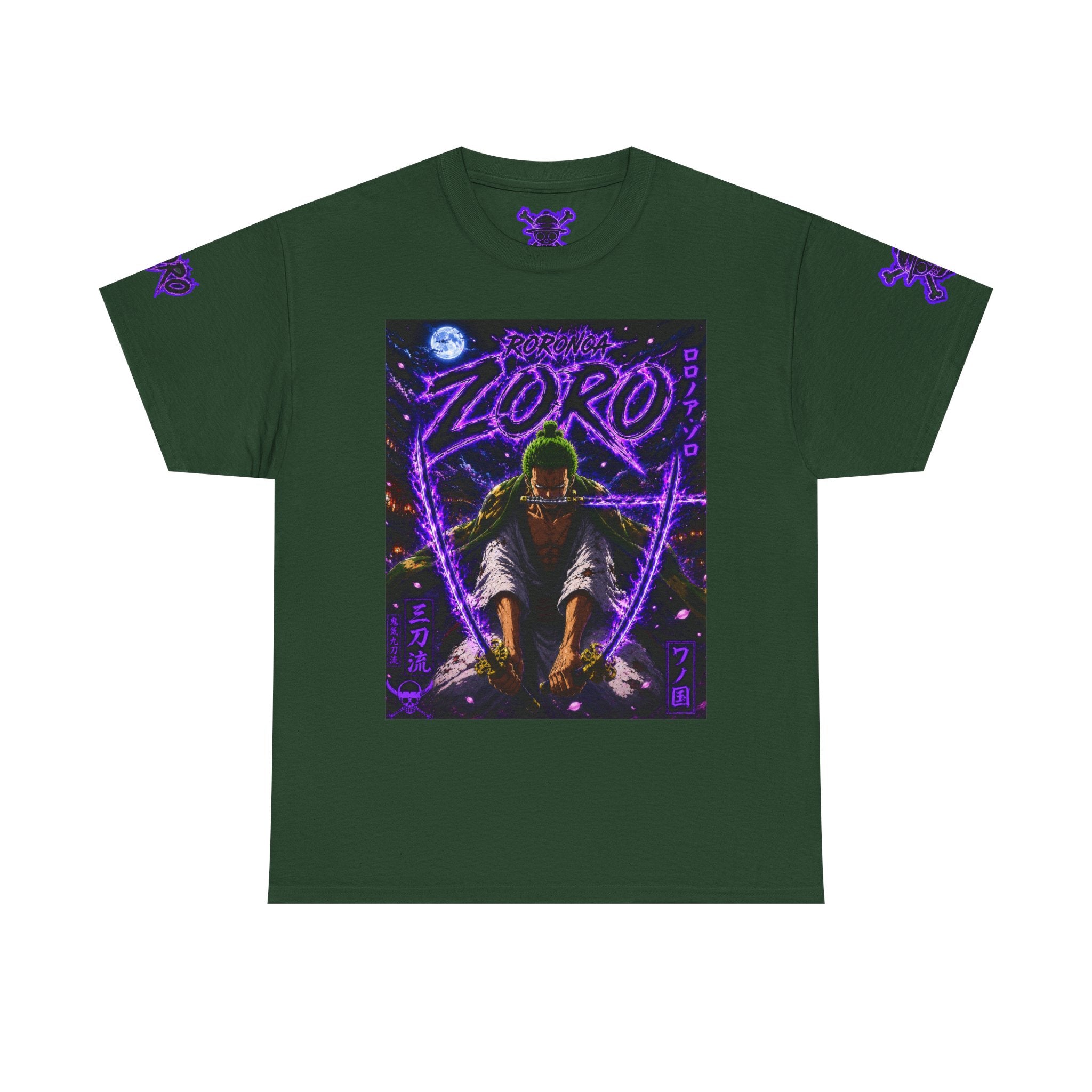 Zoro Neon Samurai T‑Shirt