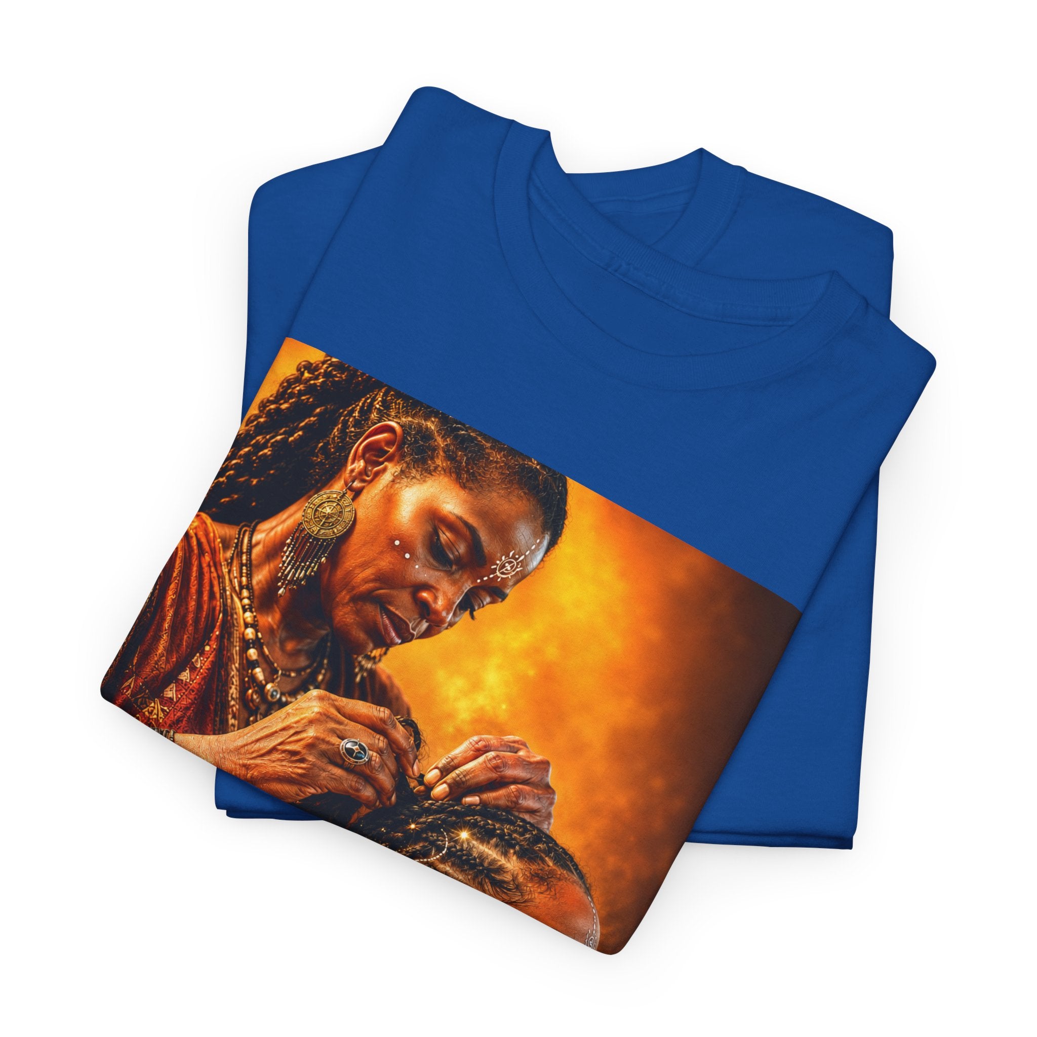 Afrocentric Braiding Tee – "This Is Not A Phase" Empowerment Graphic T-Shirt