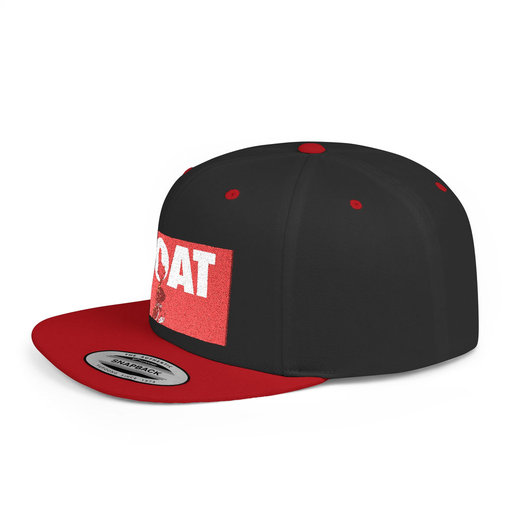 Copy of Flat Bill Snapback Hat — Retro Dance Crew Graphic Cap