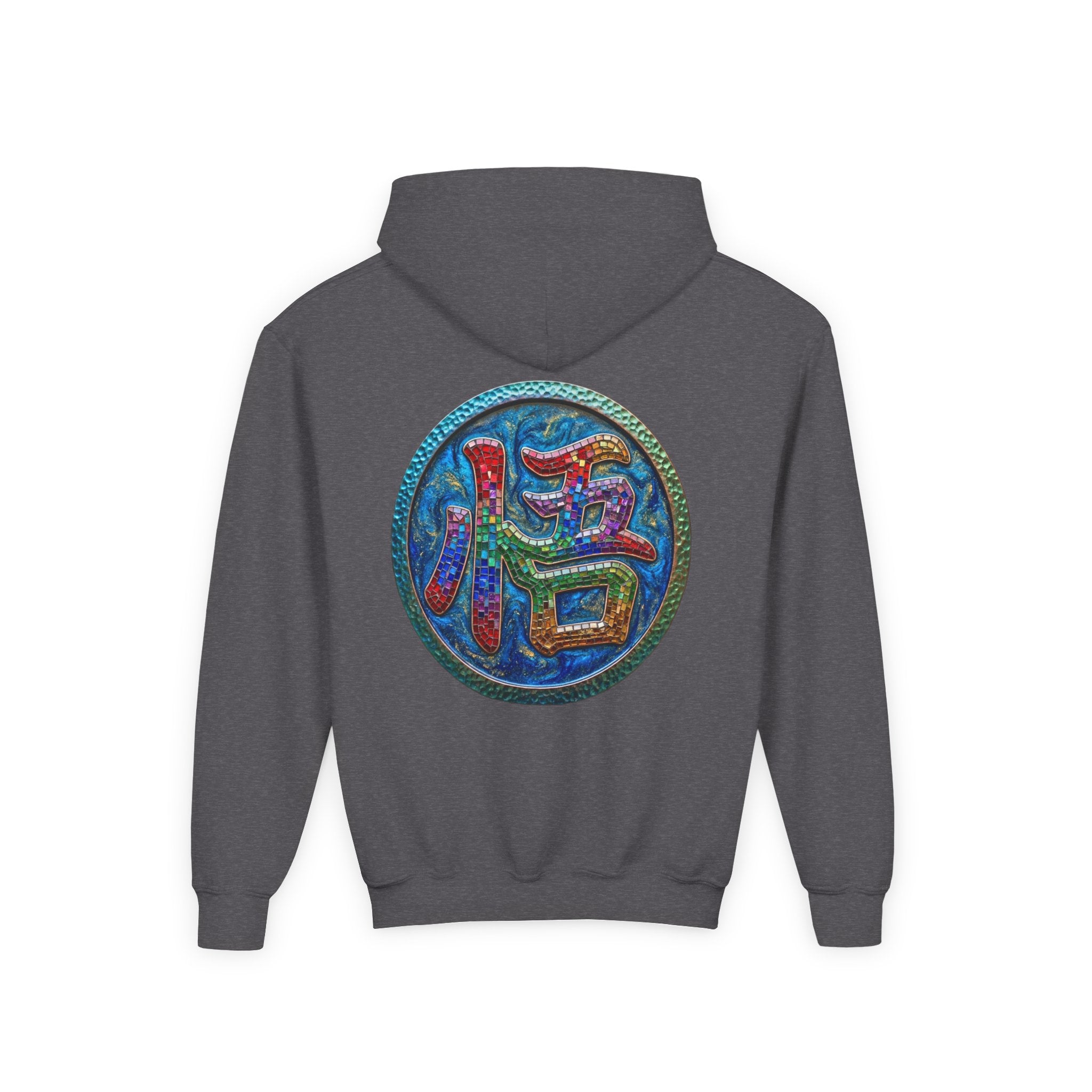 Dragon Boy Hoodie — Goku Cartoon Emblem Youth Hooded Sweatshirt