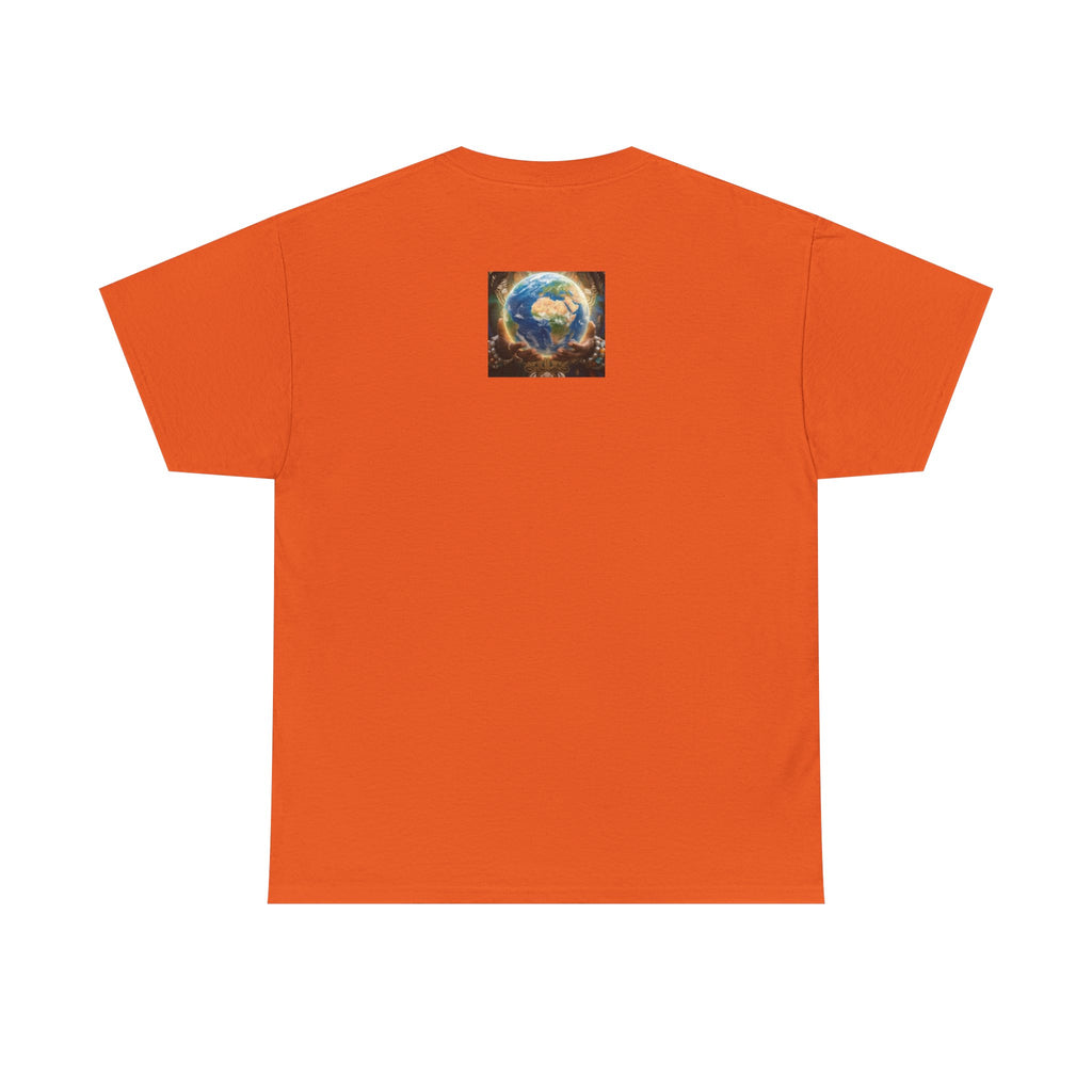 Cosmic Guardian Tee — Earth Mother Spiritual Graphic T-Shirt