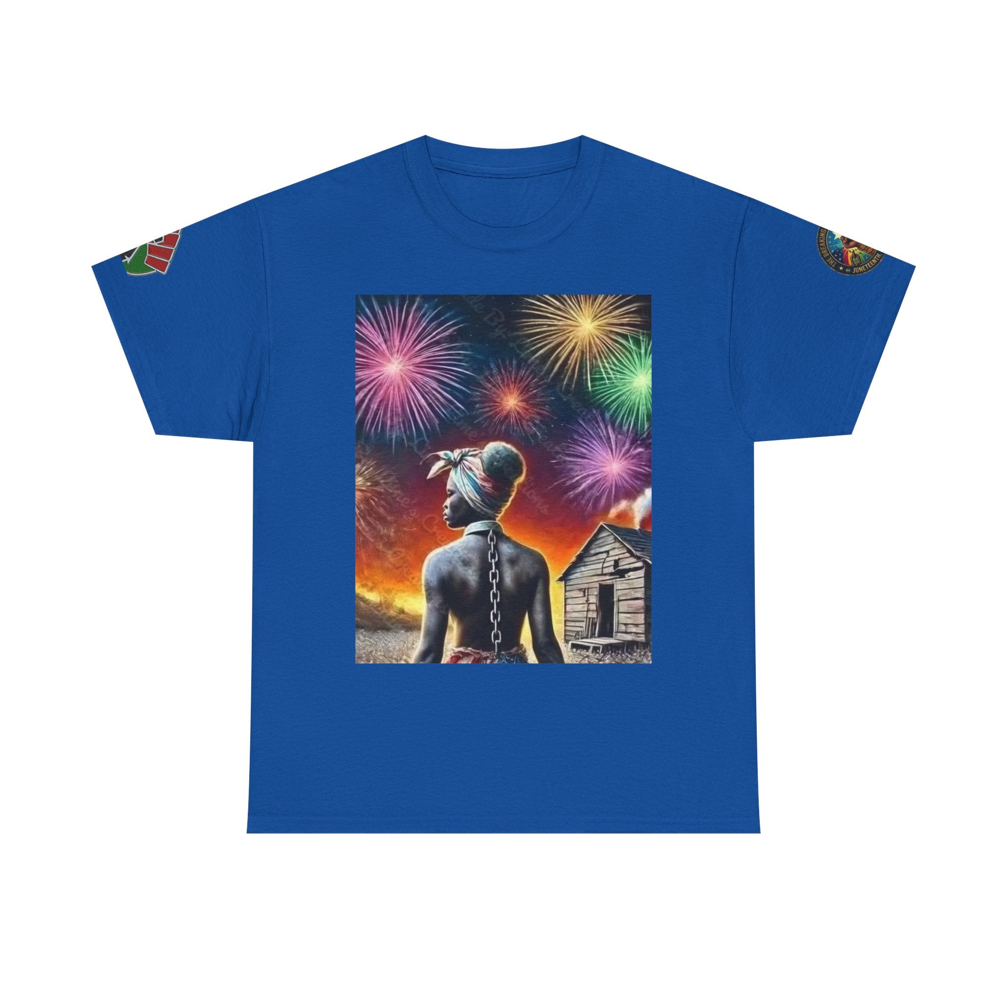 Freedom Isn’t Free Tee — Patriotic Fireworks Soldier Graphic T-Shirt