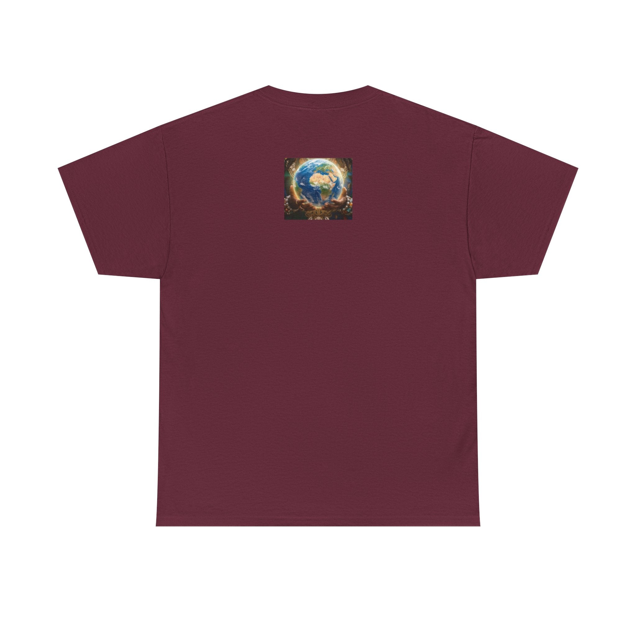 Cosmic Guardian Tee — Earth Mother Spiritual Graphic T-Shirt