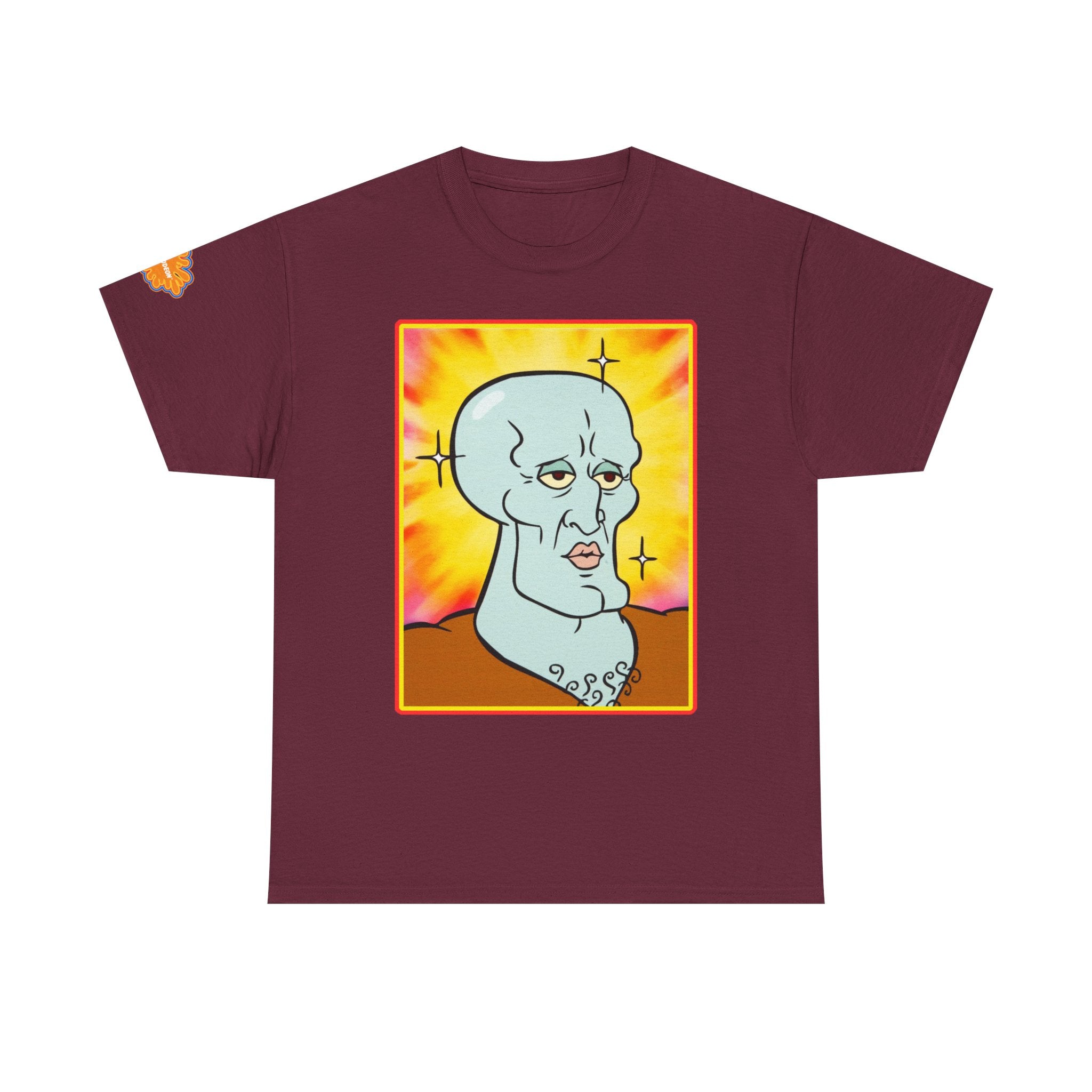 Handsome Squidward Portrait T‑Shirt — Retro Nickelodeon Graphic Tee
