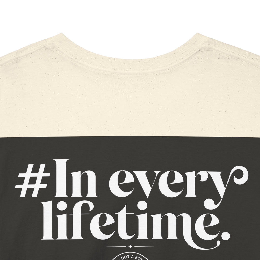 Political Protest Tee — “This Is Not a Boycott, This Is a Wealth Transfer” Shirt (Back: #InEveryLifetime)