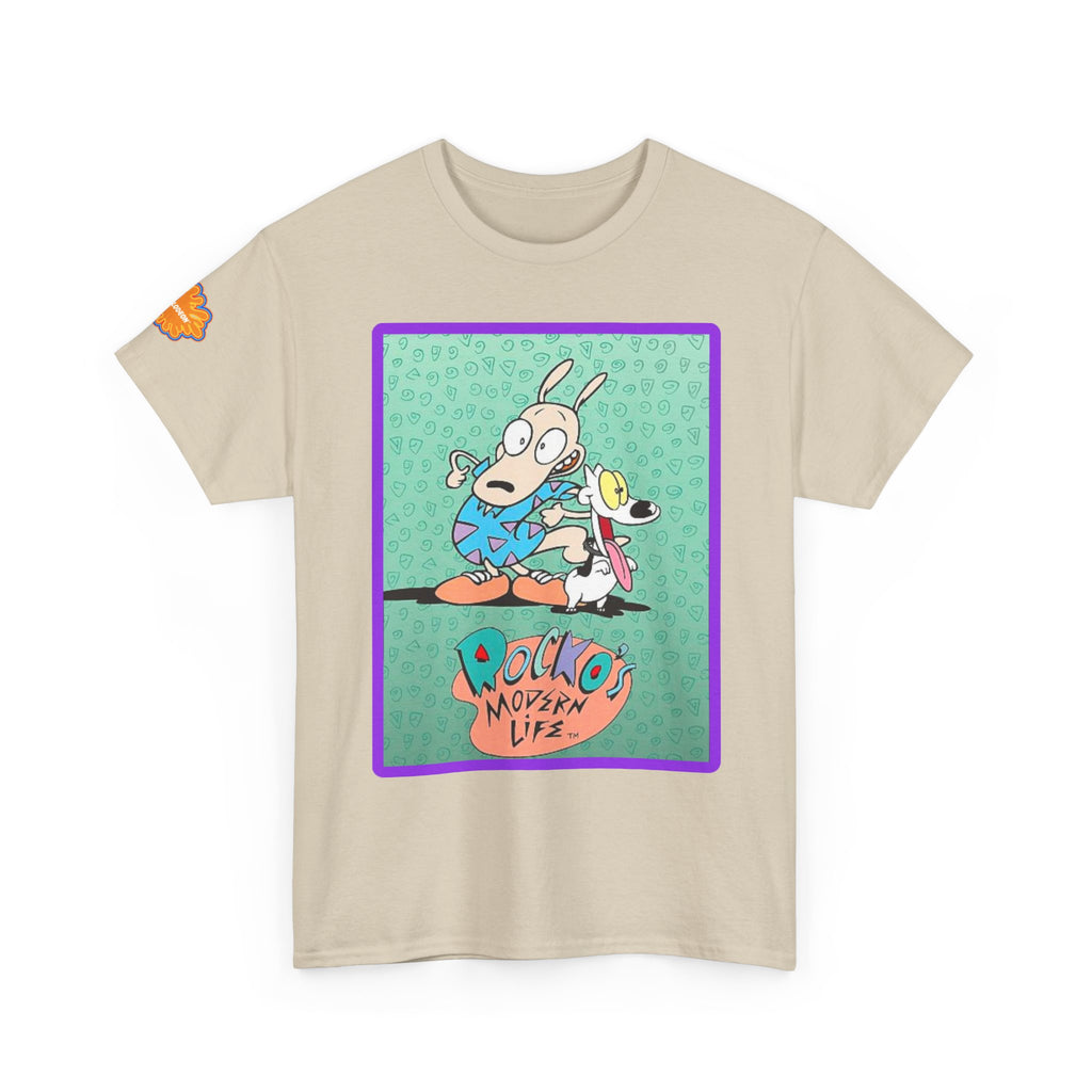 Rocko's Modern Life Cartoon Tee — Retro 90s Nicktoons Graphic T-Shirt