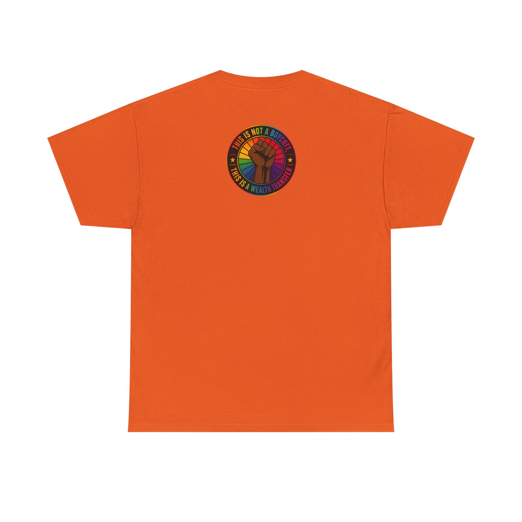 Blackout Graphic Tee — Urban Comic Poster Design with Back Fist Logo