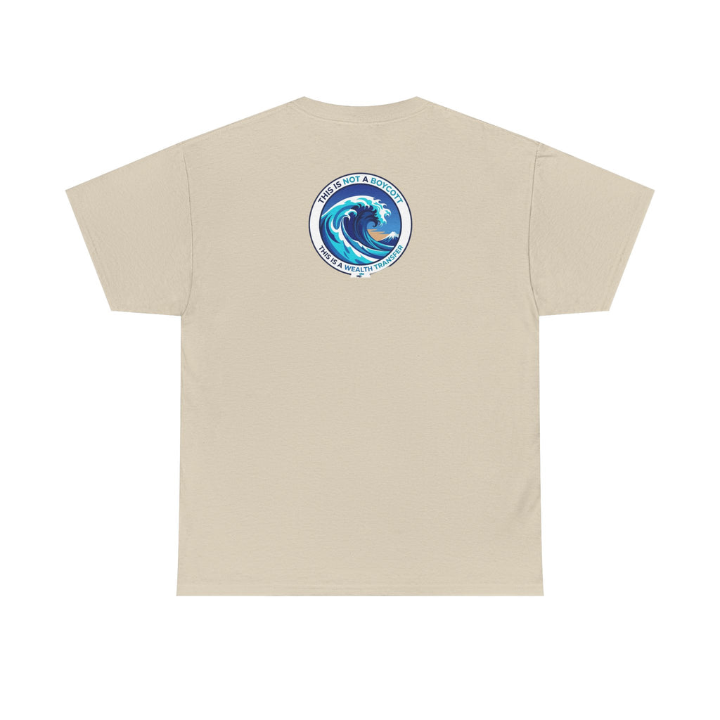 T-Shirt — Coastal Wave Graphic Tee (Ocean Sunset Wave Art)