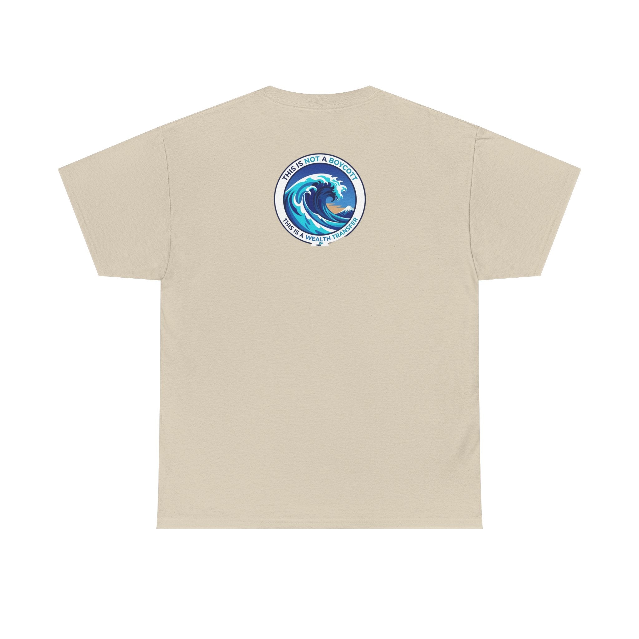T-Shirt — Coastal Wave Graphic Tee (Ocean Sunset Wave Art)