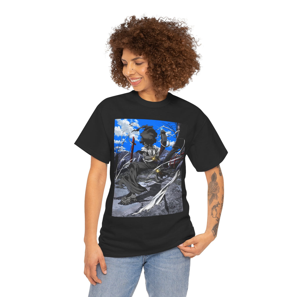 Afro Samurai Graphic Tee — Anime Streetwear T‑Shirt