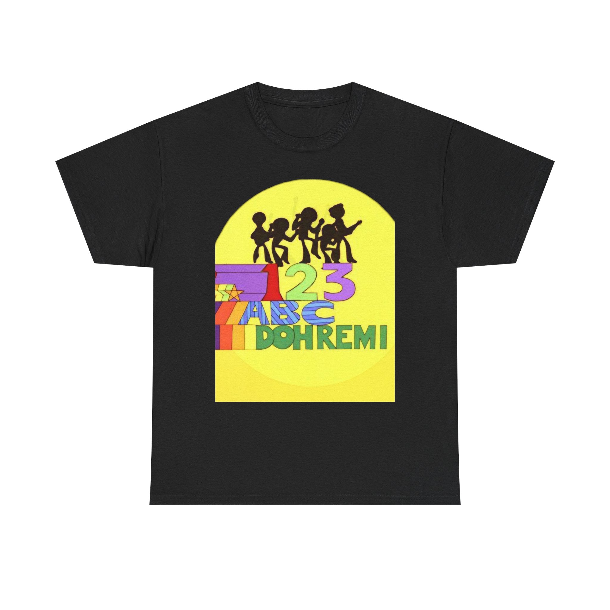 ABC 123 Kids Music Tee — Colorful Educational Rhythm Shirt