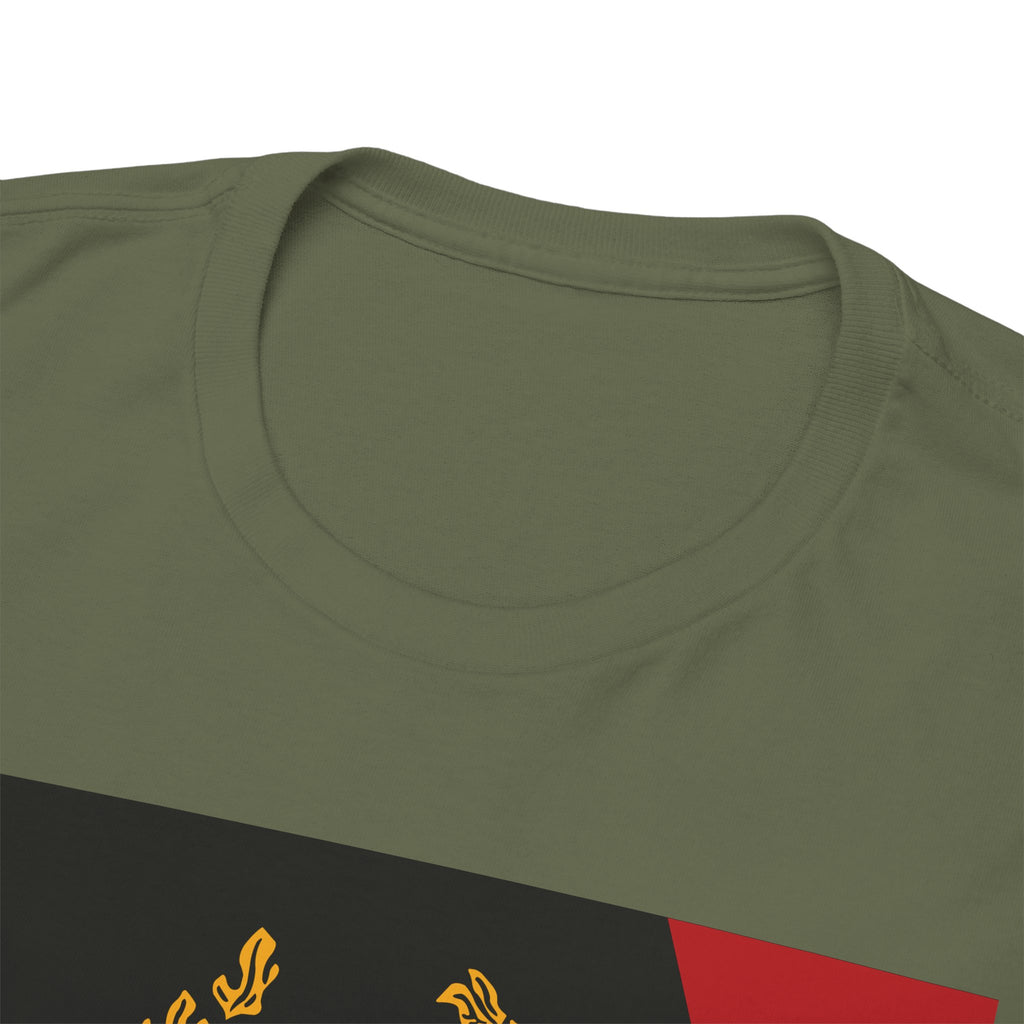 Laurel Trident Tee — Vintage Gold Emblem Graphic T-Shirt