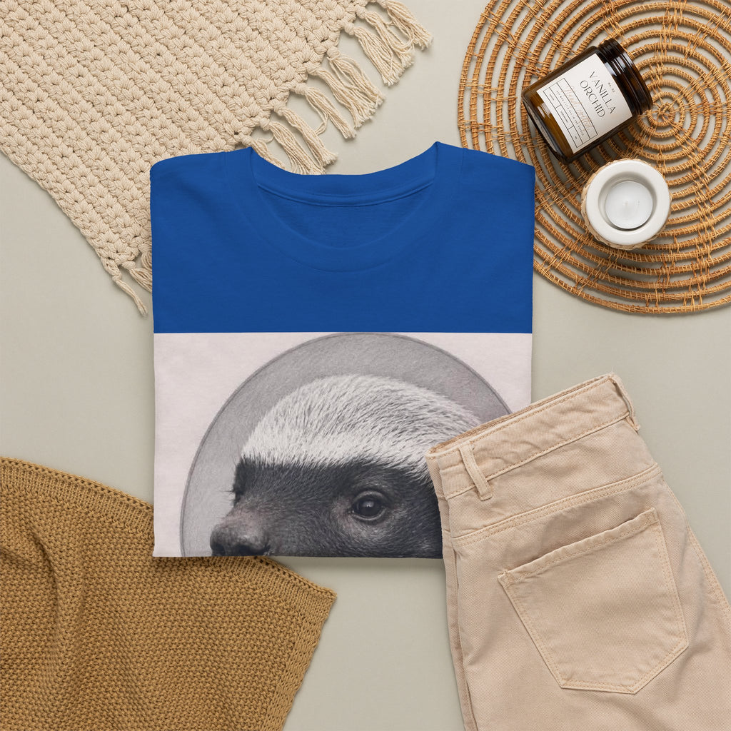 Badger Portrait Tee — "Which One of Y’all MF Said Something About a Home?" Graphic T‑Shirt