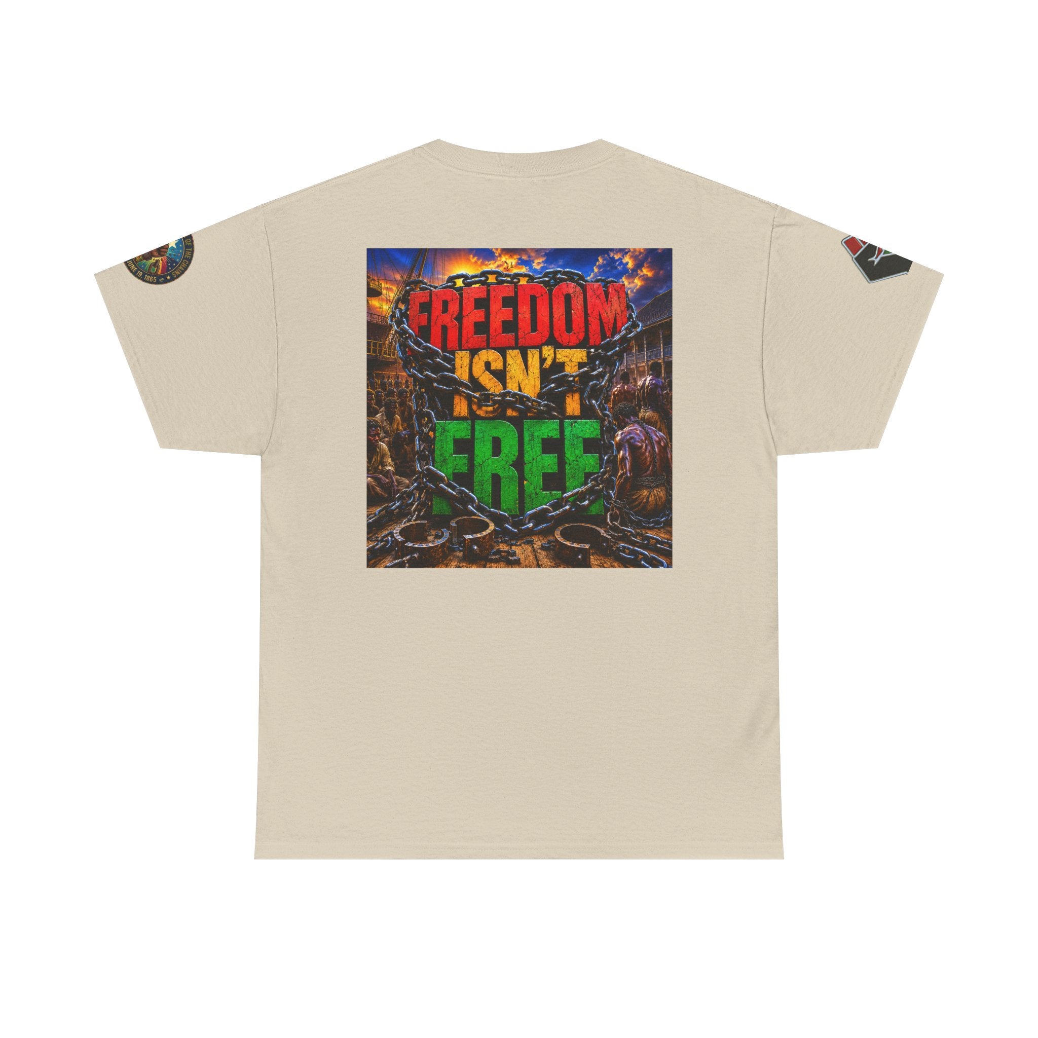 Freedom Isn’t Free Tee — Patriotic Fireworks Soldier Graphic T-Shirt