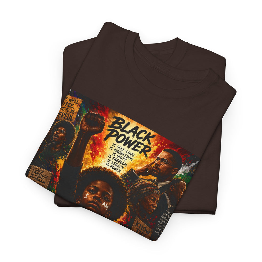 Black Power T‑Shirt — 'This Is Not A Boycott, This Is A Wealth Transfer' Protest Tee