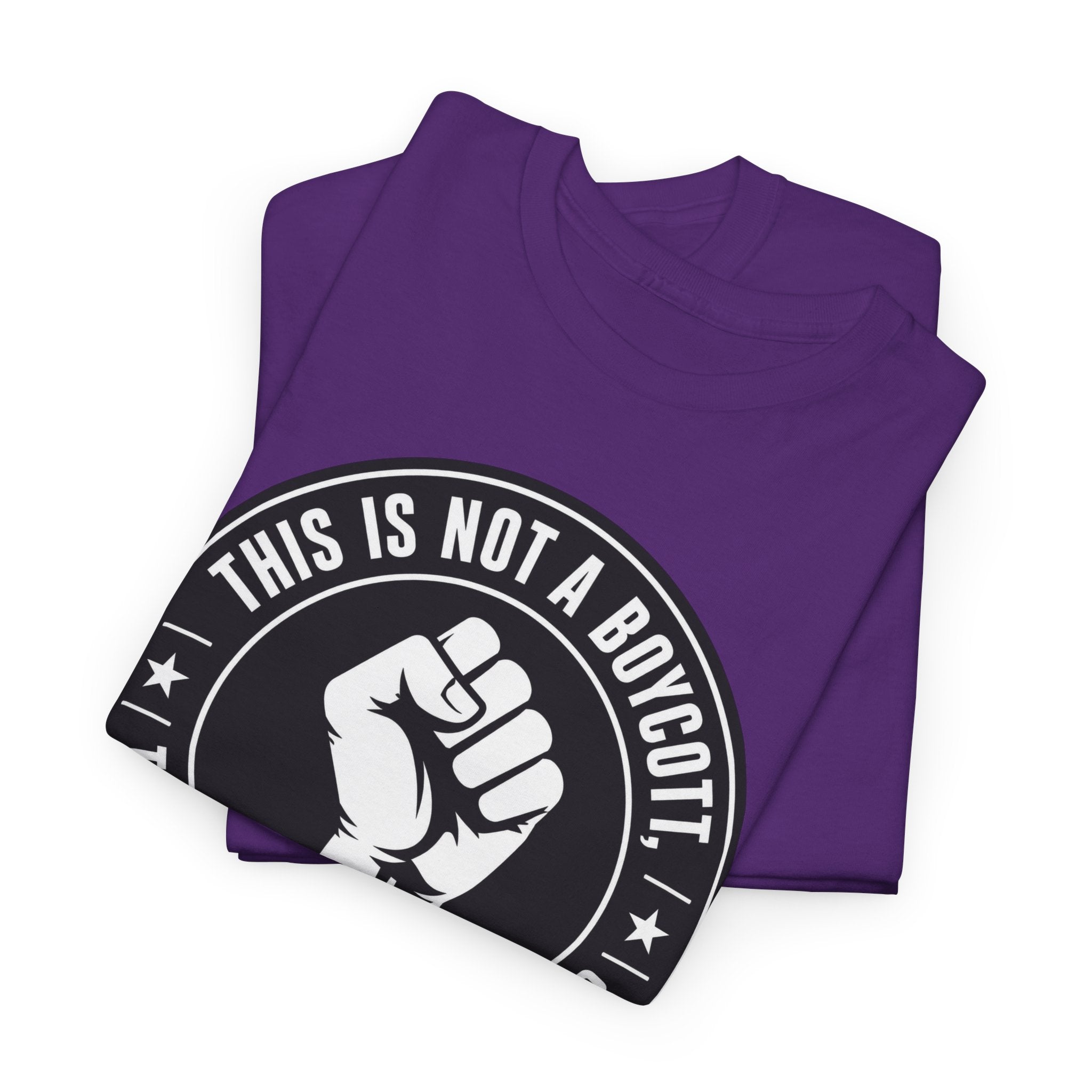 Political Protest Tee — “This Is Not a Boycott, This Is a Wealth Transfer” Shirt (Back: #InEveryLifetime)