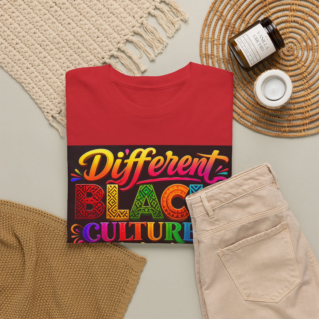 T-Shirt — Different Black Cultures, Same Black Skin Graphic Tee (Black History & Unity)