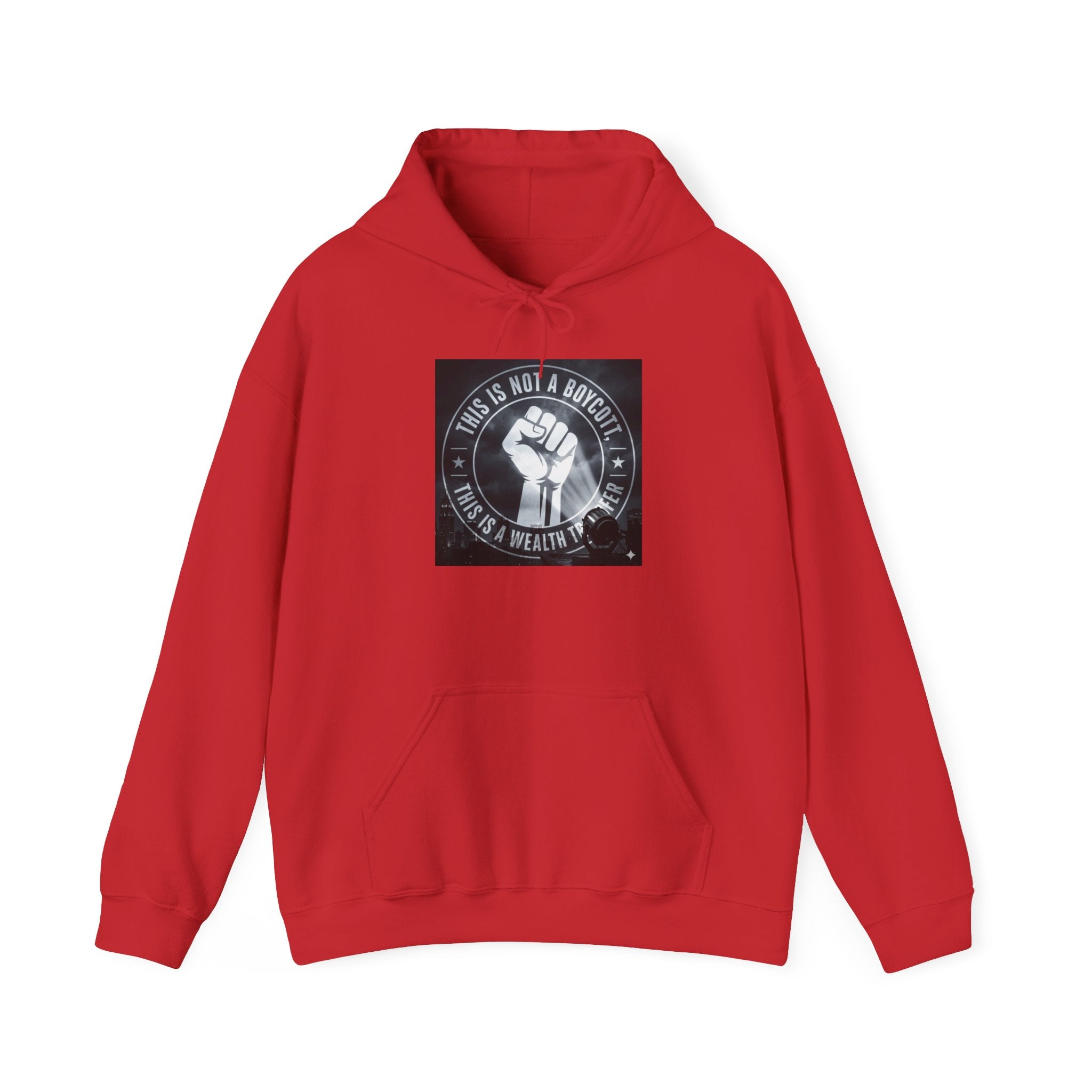 Hoodie — "This Is Not a Moment" Raised Fist Social Justice Pullover