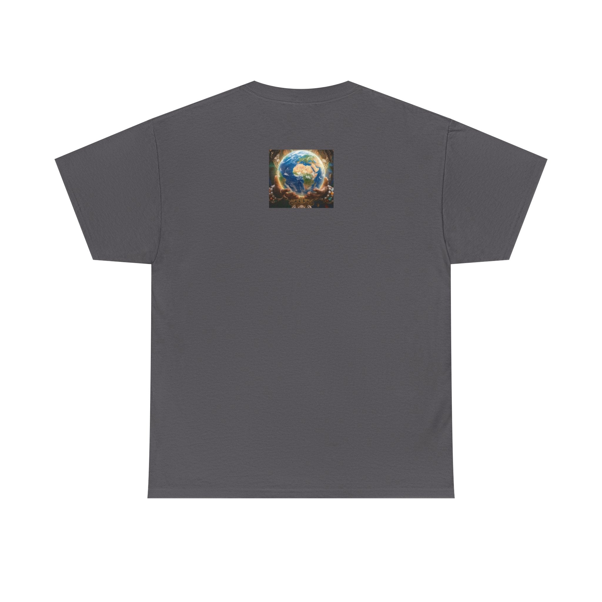 Cosmic Guardian Tee — Earth Mother Spiritual Graphic T-Shirt