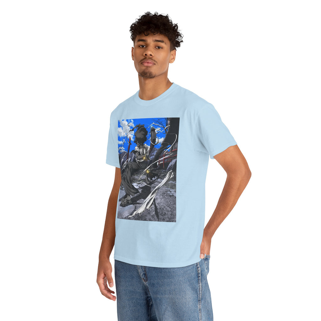 Afro Samurai Graphic Tee — Anime Streetwear T‑Shirt
