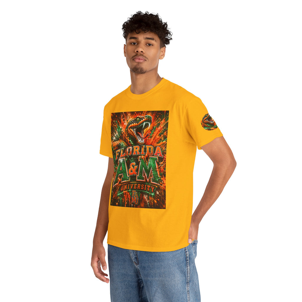 Florida A&M University Rattler Tee — Vintage Snake Mascot College T-Shirt