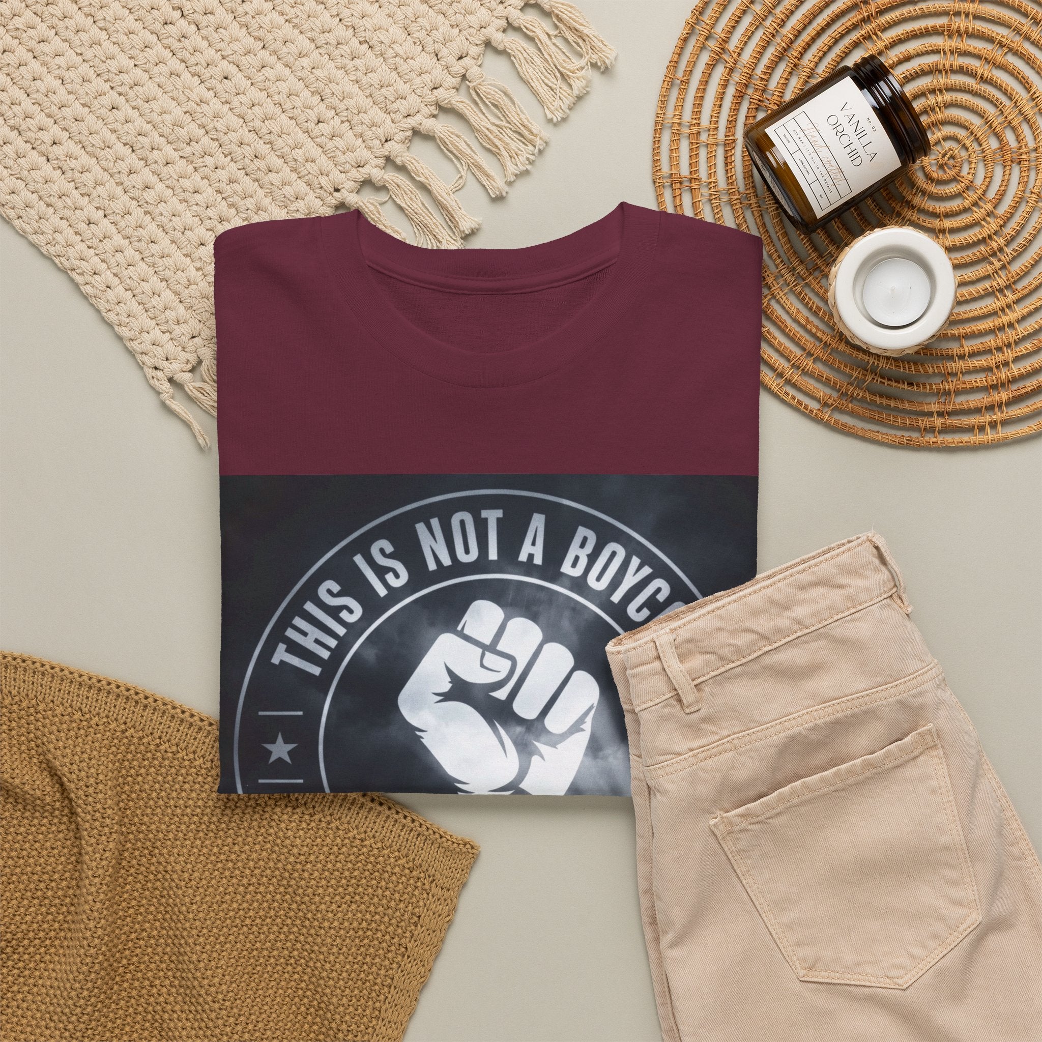 Pro-Union Fist T-Shirt — "This Is Not a Boycott, This Is a Wealth Transfer"