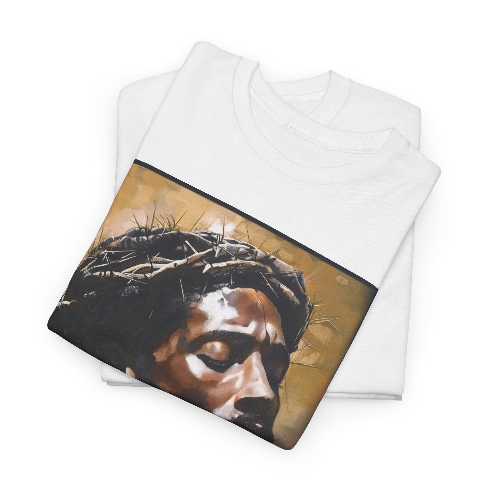 Jesus Portrait Tee with 'This Is Not A Boycott — This Is A Wealth Transfer' Back Emblem