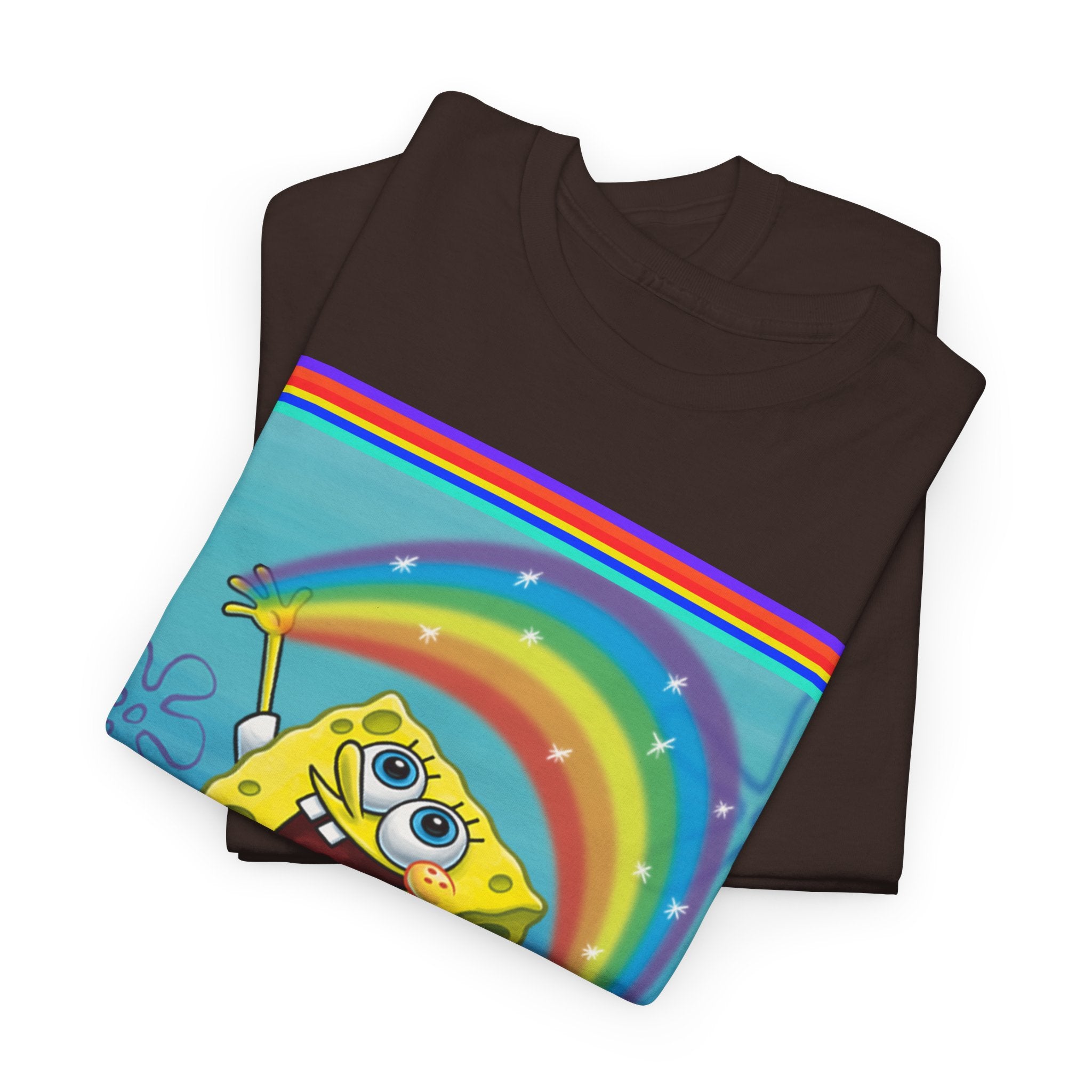 SpongeBob Rainbow SquarePants T-Shirt — Nickelodeon Graphic Tee