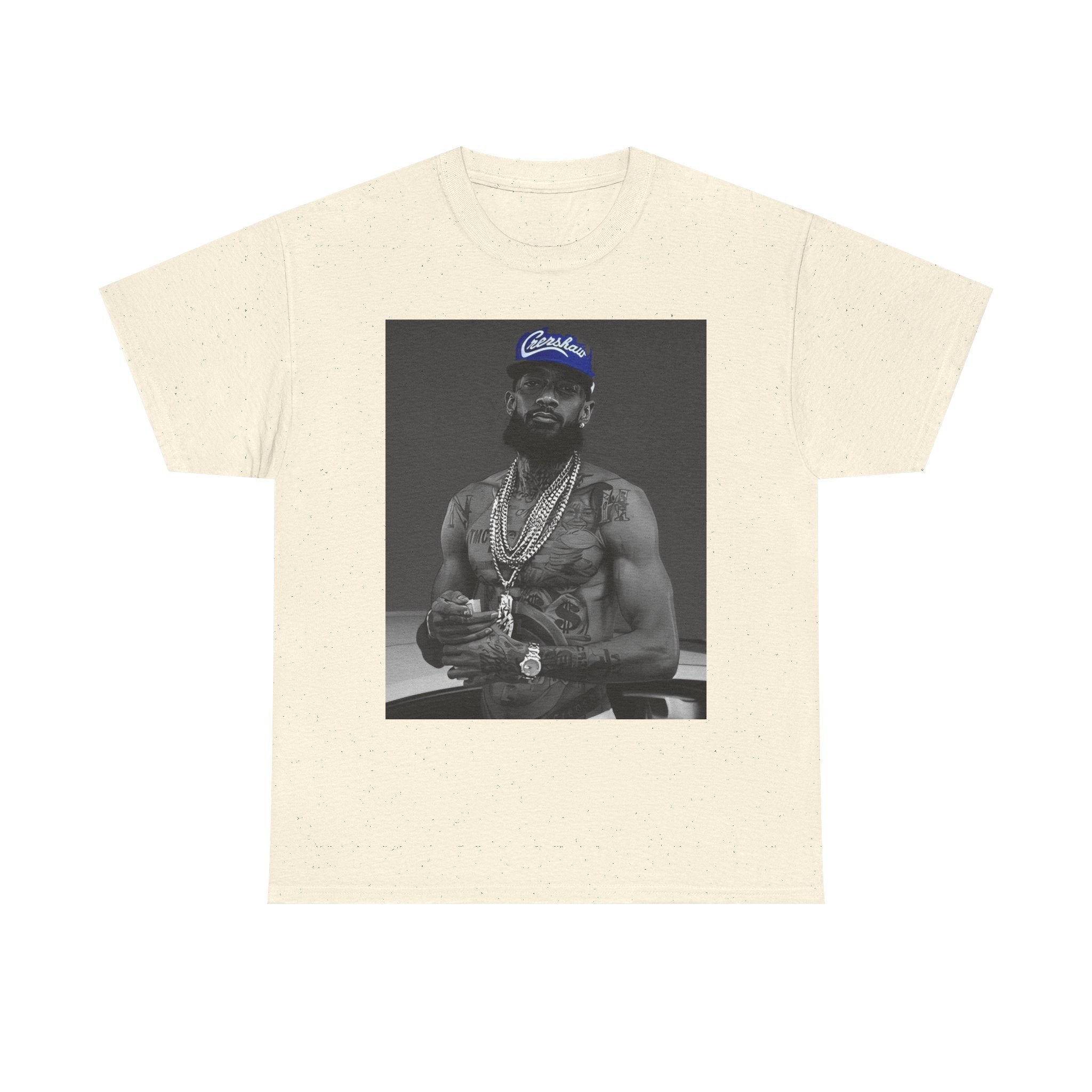 Iconic Rap Legend Photo Tee — Los Angeles Cap Graphic