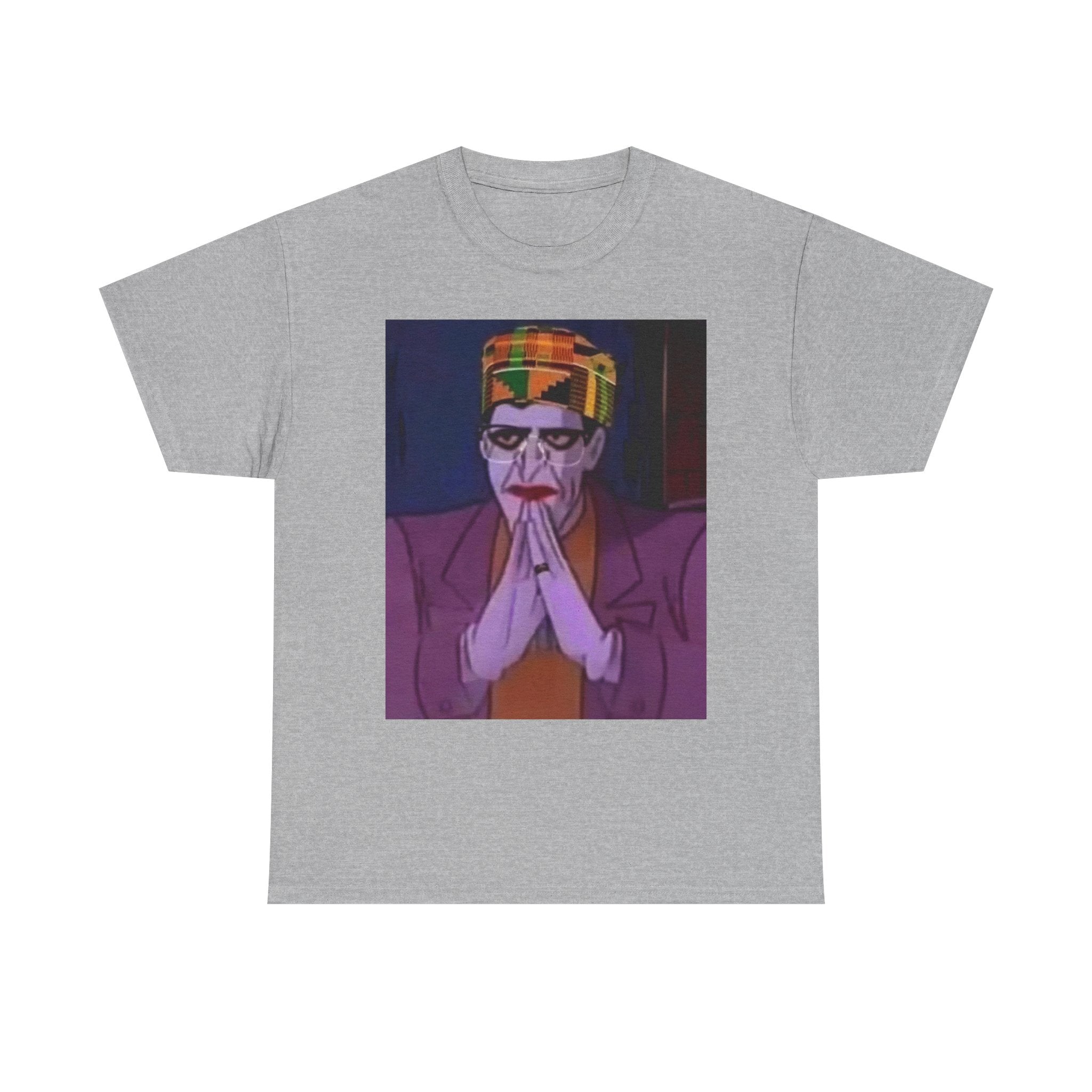 Graphic Tee — Vintage Afrocentric Joker Portrait & Psychedelic Raised Fist Art