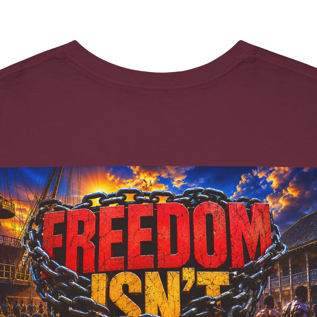 Freedom Isn’t Free Tee — Patriotic Fireworks Soldier Graphic T-Shirt