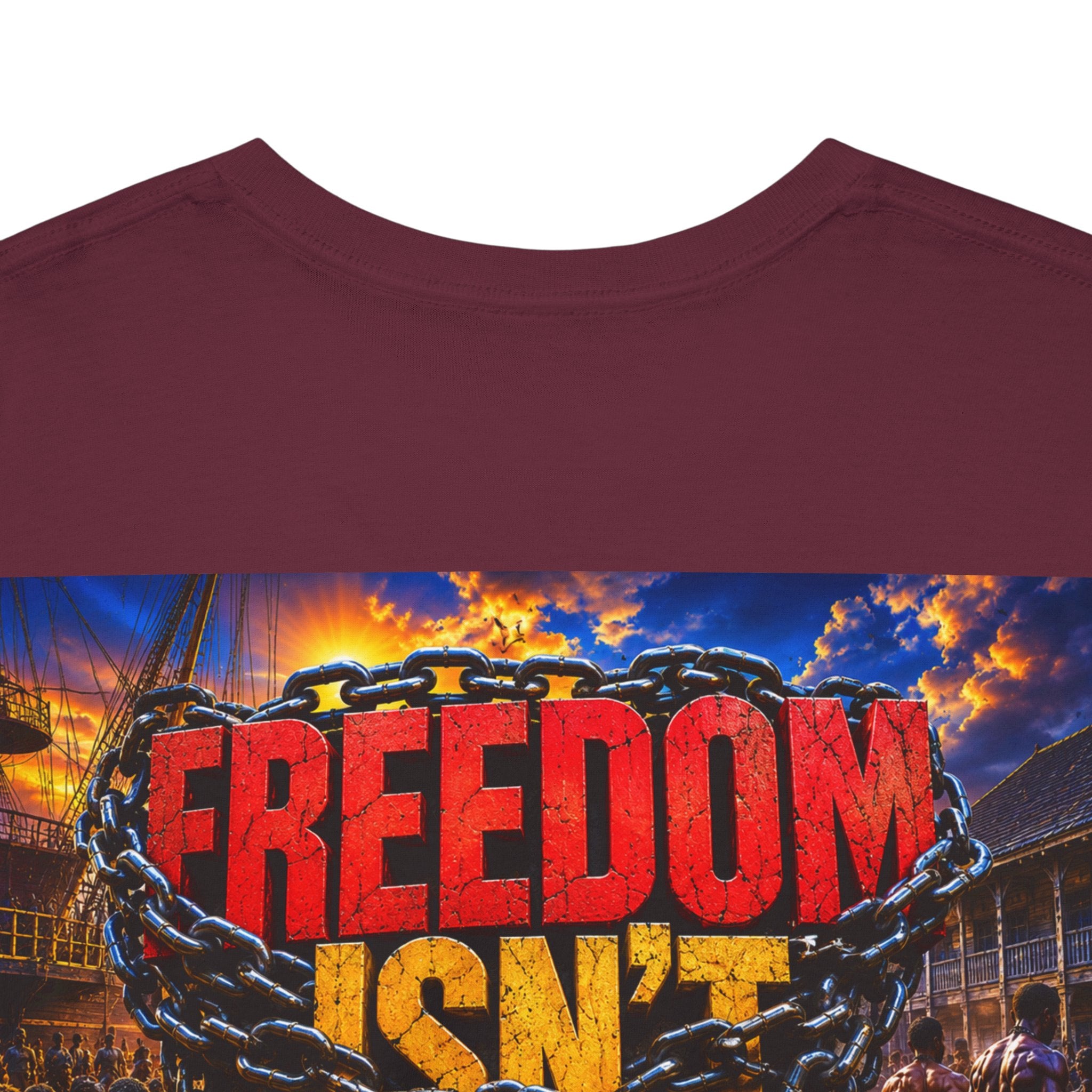 Freedom Isn’t Free Tee — Patriotic Fireworks Soldier Graphic T-Shirt