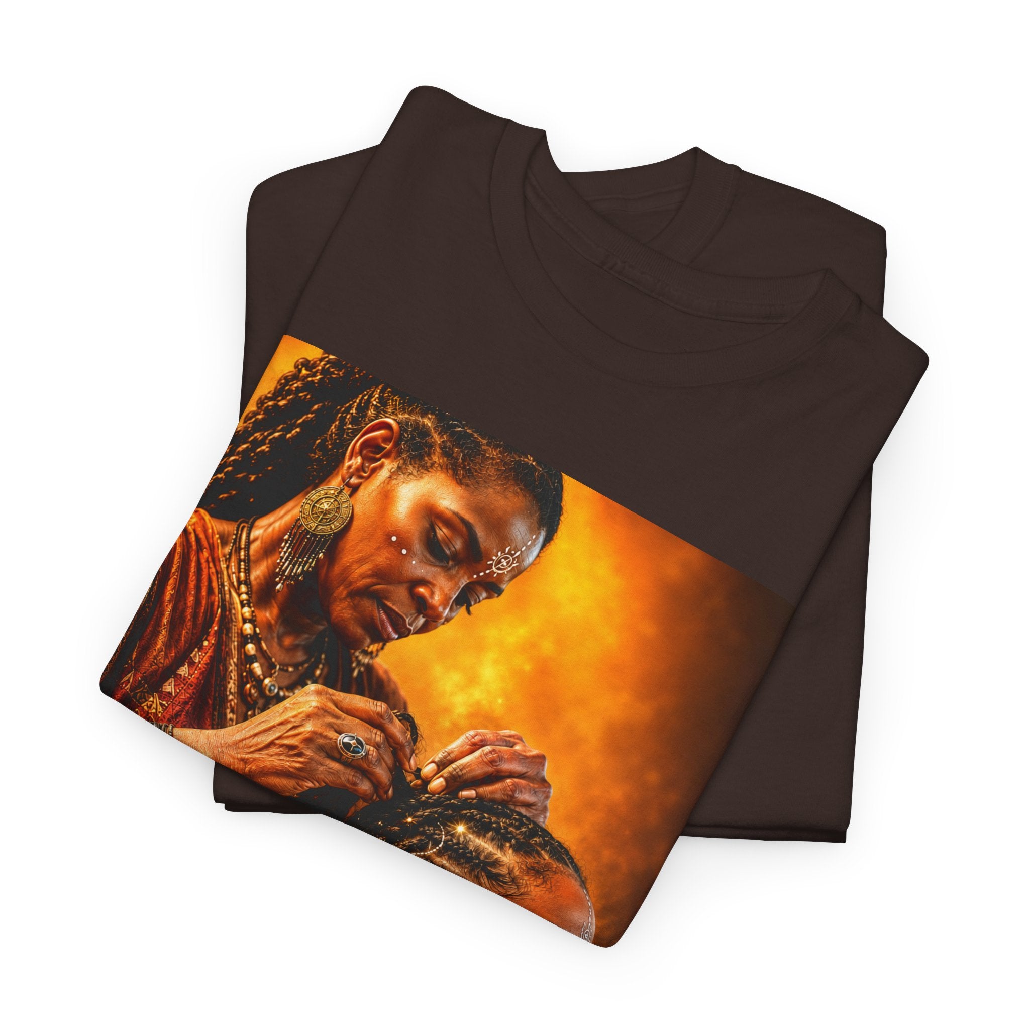 Afrocentric Braiding Tee – "This Is Not A Phase" Empowerment Graphic T-Shirt