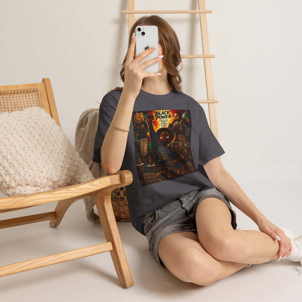 Black Power T‑Shirt — 'This Is Not A Boycott, This Is A Wealth Transfer' Protest Tee
