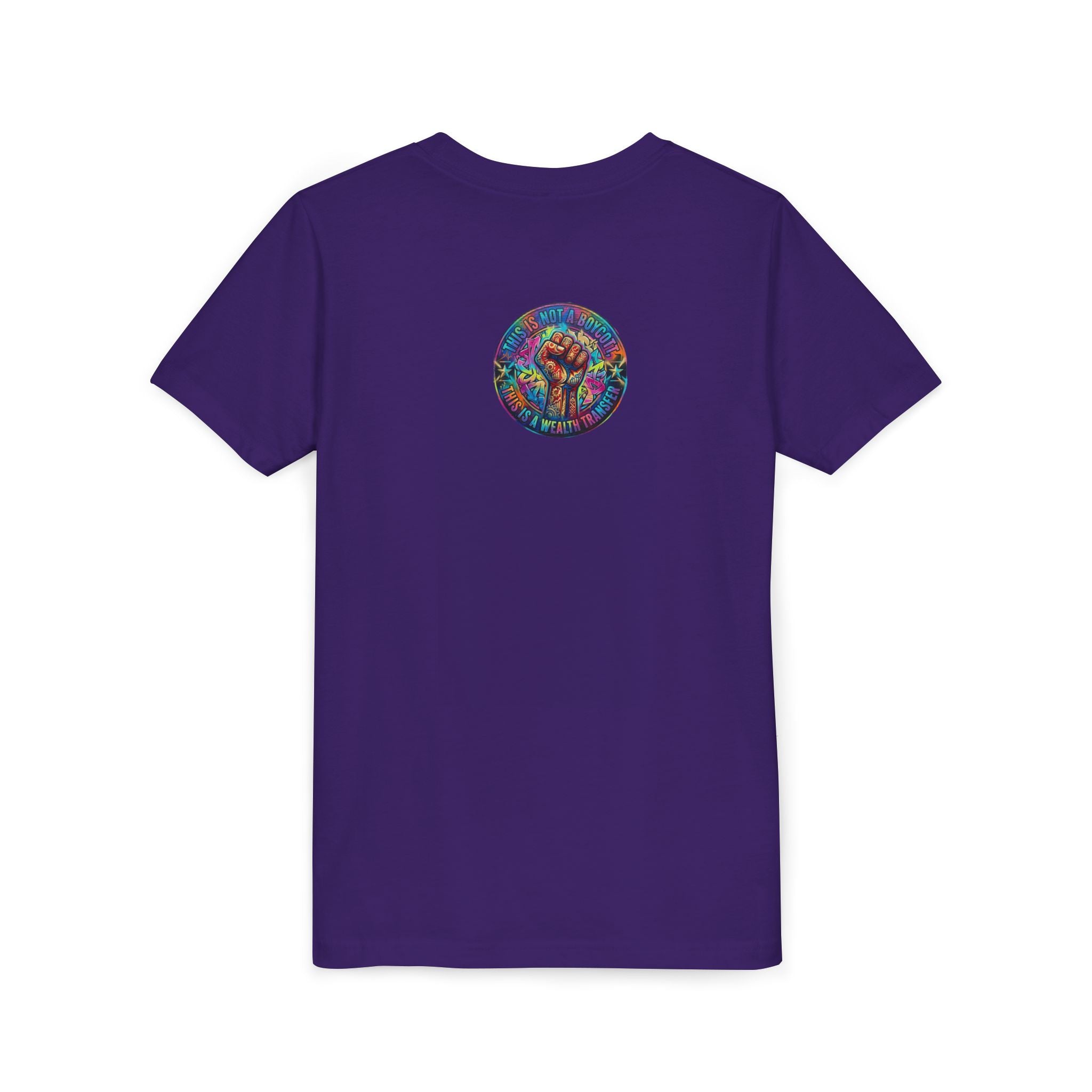 Youth Trophy Lightning Tee — Winning Kids' Short Sleeve Shirt with Stars & Confetti