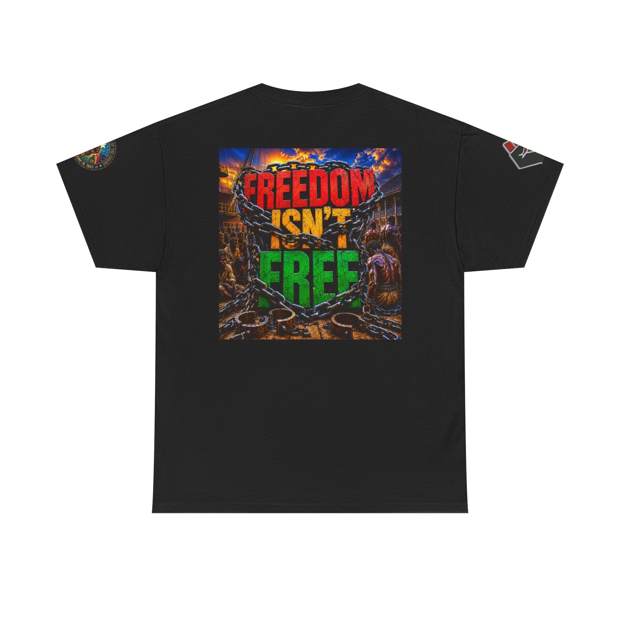 Freedom Isn’t Free Tee — Patriotic Fireworks Soldier Graphic T-Shirt