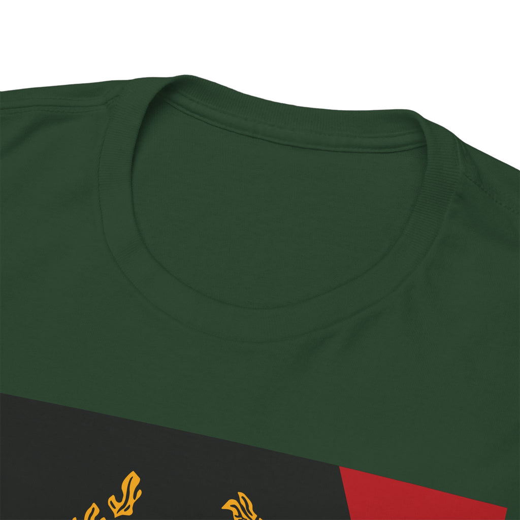 Laurel Trident Tee — Vintage Gold Emblem Graphic T-Shirt