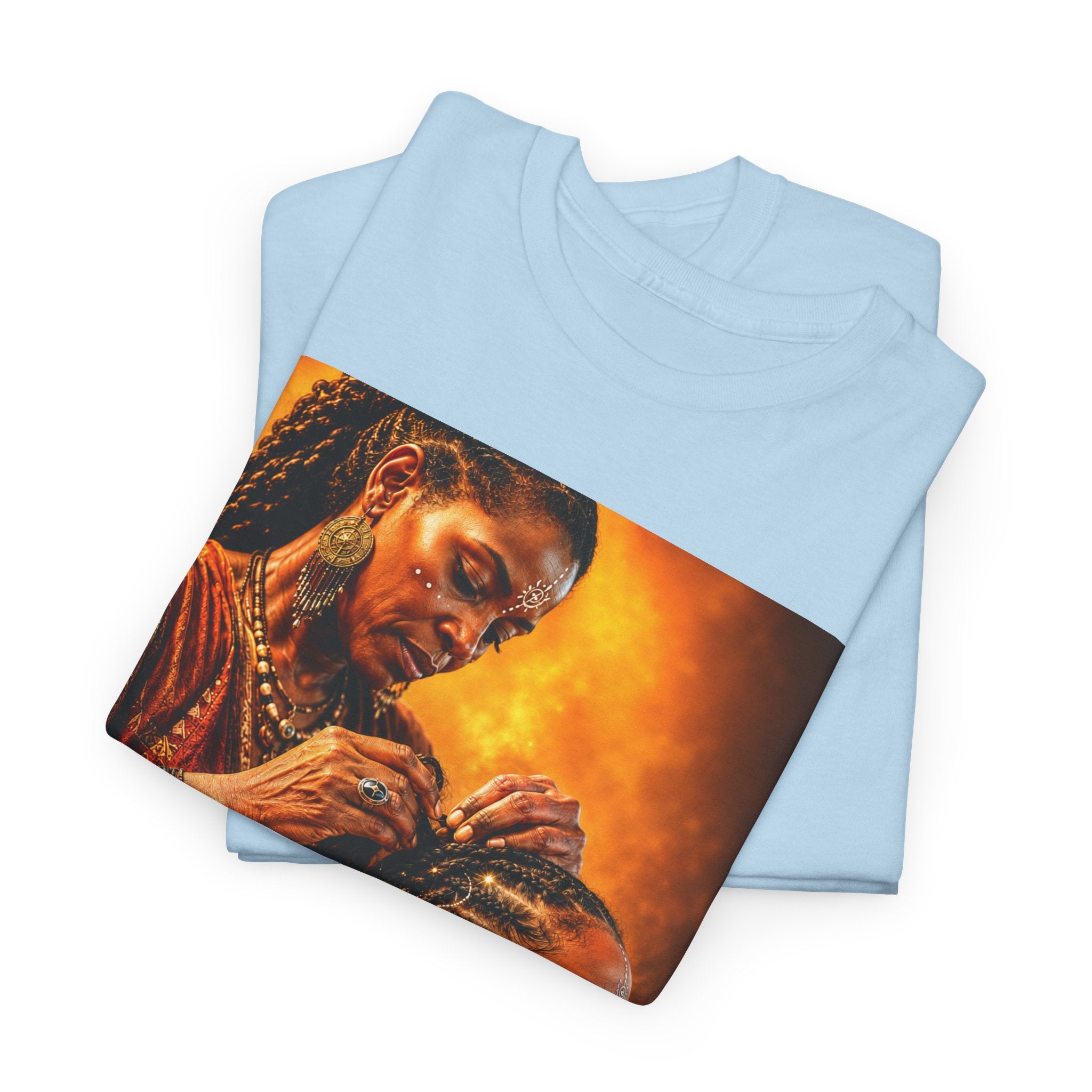 Afrocentric Braiding Tee – "This Is Not A Phase" Empowerment Graphic T-Shirt