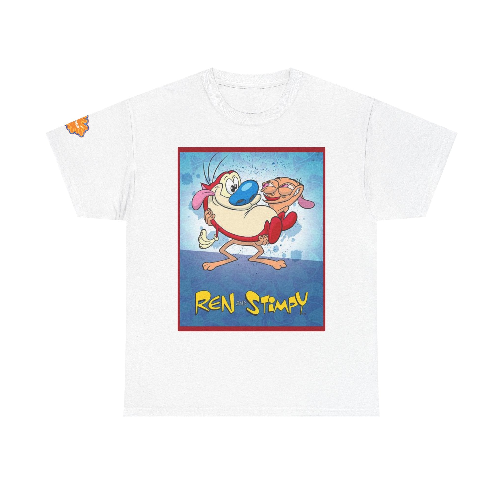 Ren & Stimpy Graphic Tee — Retro Nickelodeon Cartoon T-Shirt