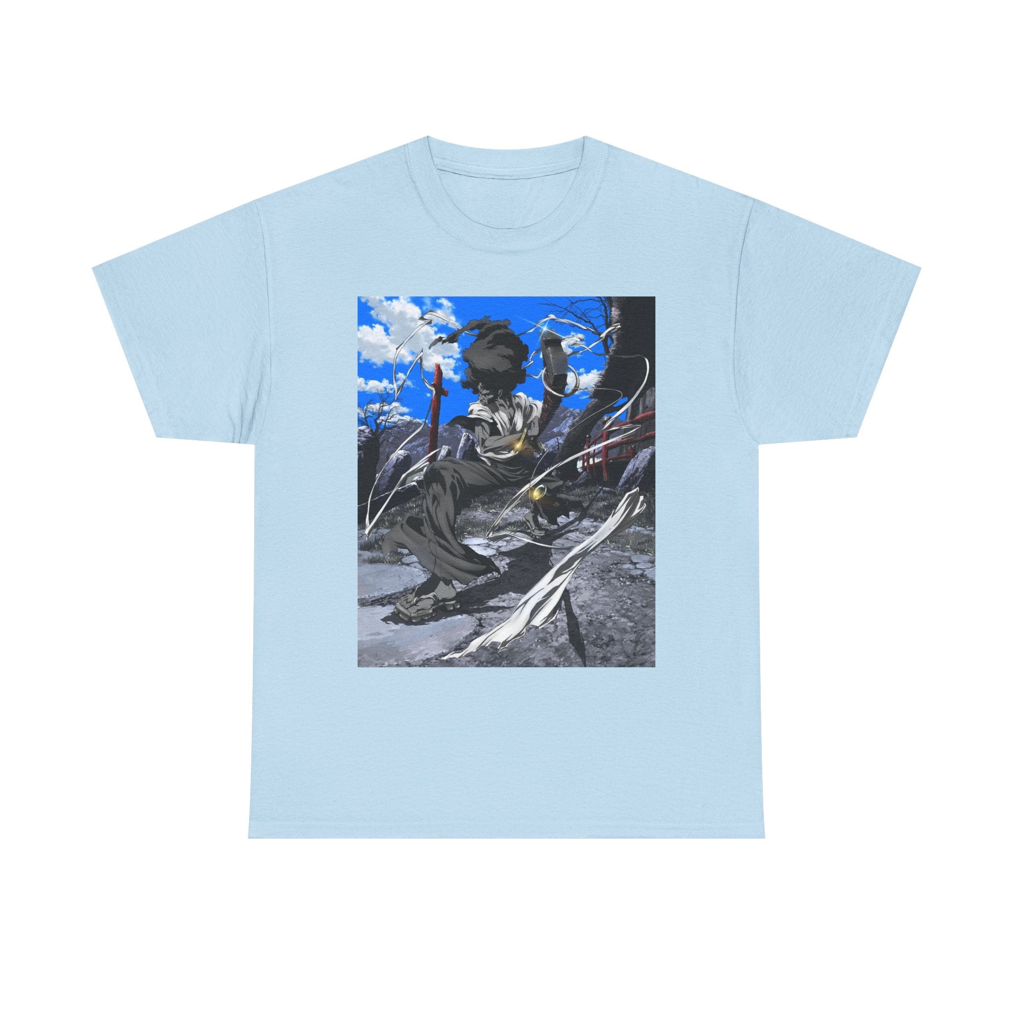 Afro Samurai Graphic Tee — Anime Streetwear T‑Shirt