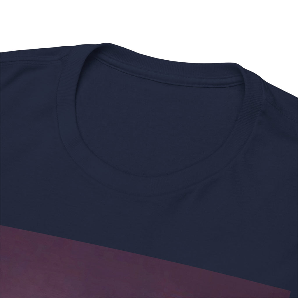 Basketball Jumpman Tee — Retro Skyline Graphic T-Shirt with Red Fist Back Emblem