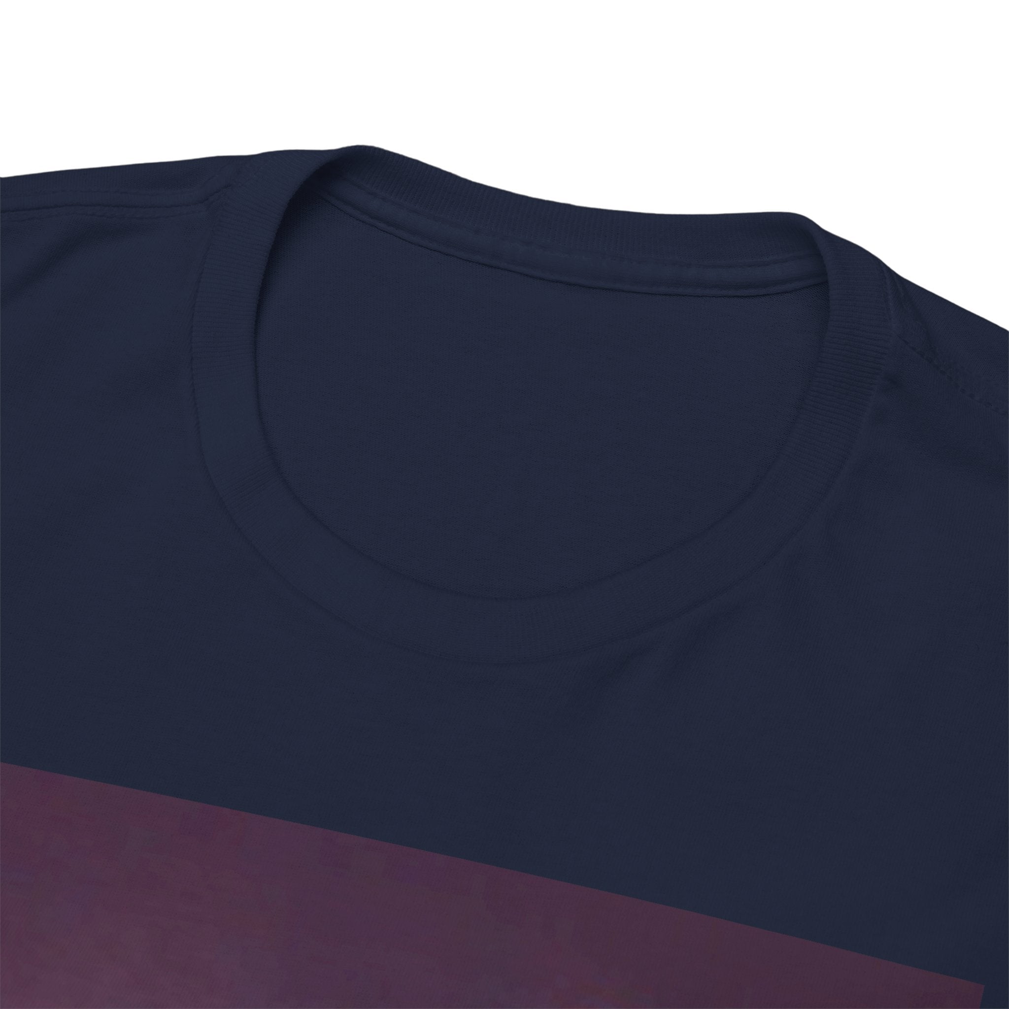 Basketball Jumpman Tee — Retro Skyline Graphic T-Shirt with Red Fist Back Emblem