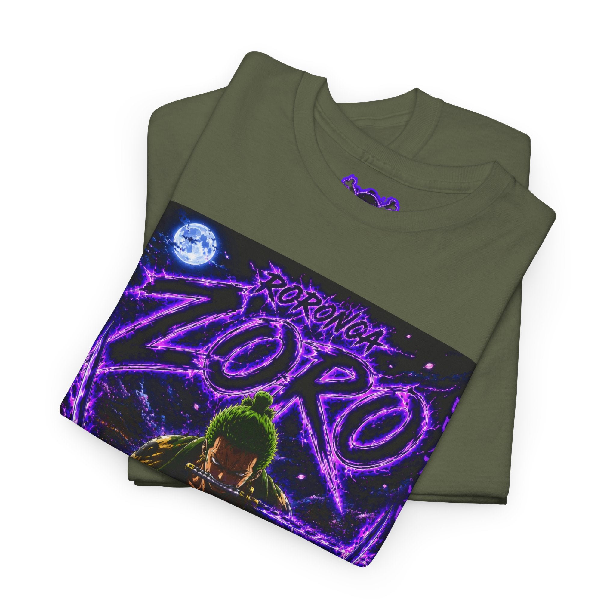 Zoro Neon Samurai T‑Shirt