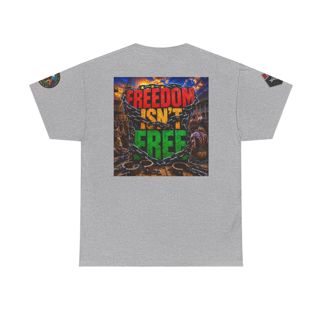 Freedom Isn’t Free Tee — Patriotic Fireworks Soldier Graphic T-Shirt