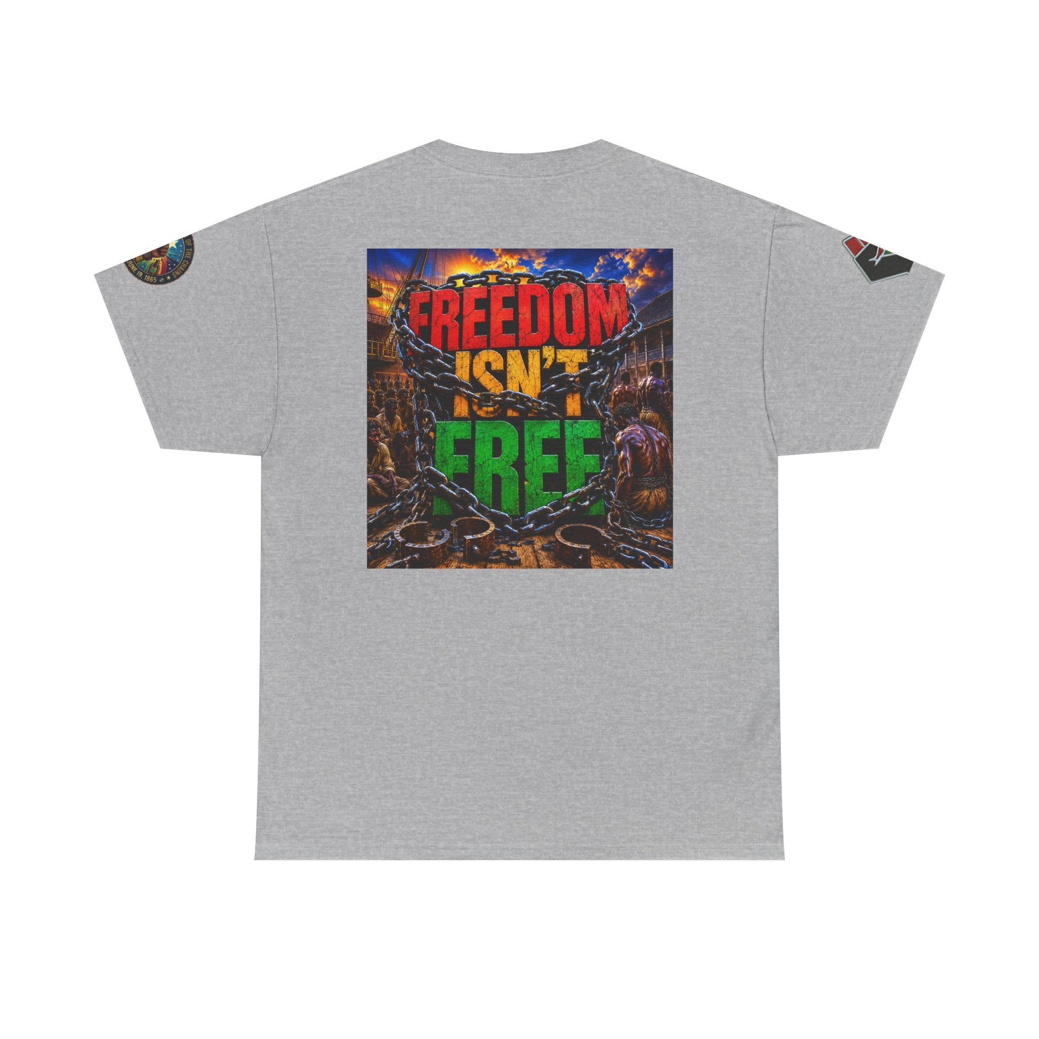 Freedom Isn’t Free Tee — Patriotic Fireworks Soldier Graphic T-Shirt