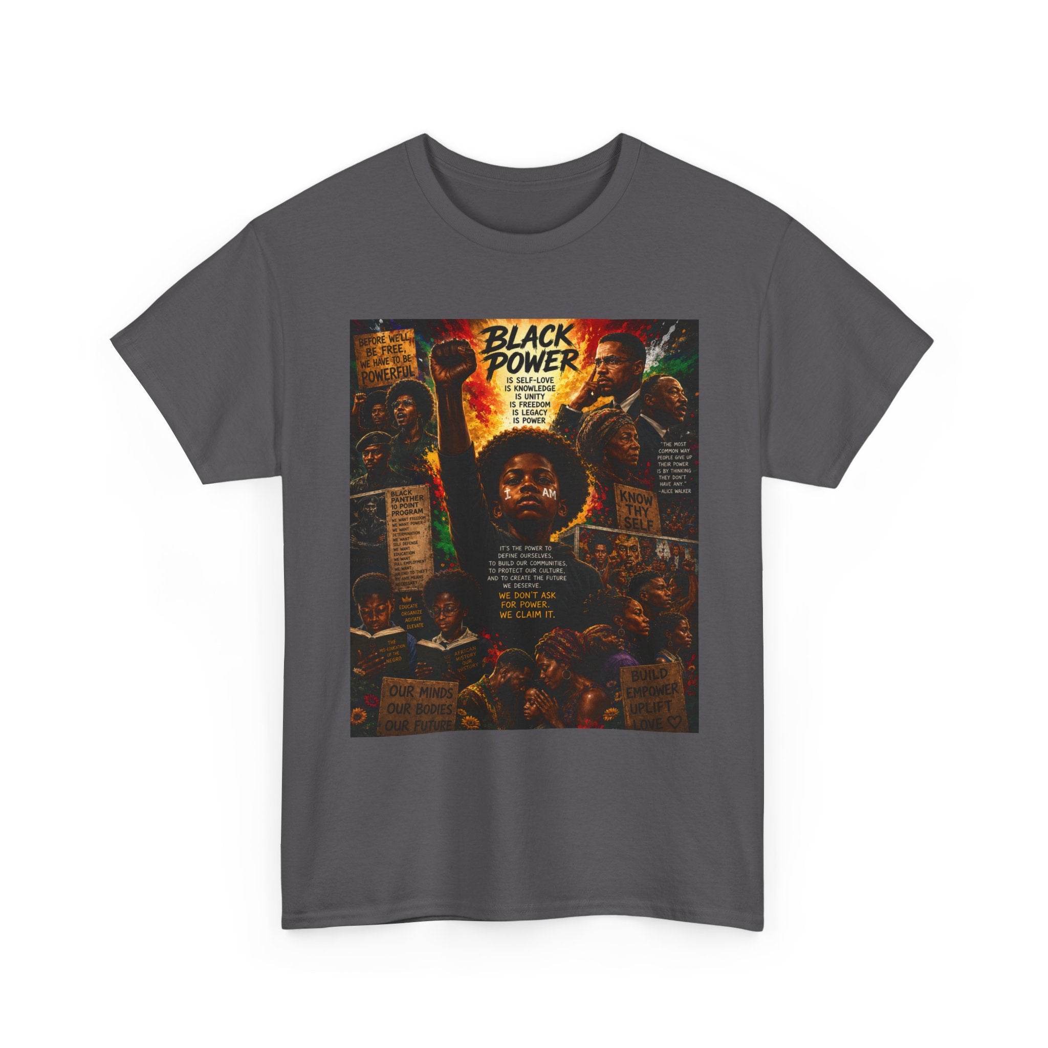 Black Power T‑Shirt — 'This Is Not A Boycott, This Is A Wealth Transfer' Protest Tee