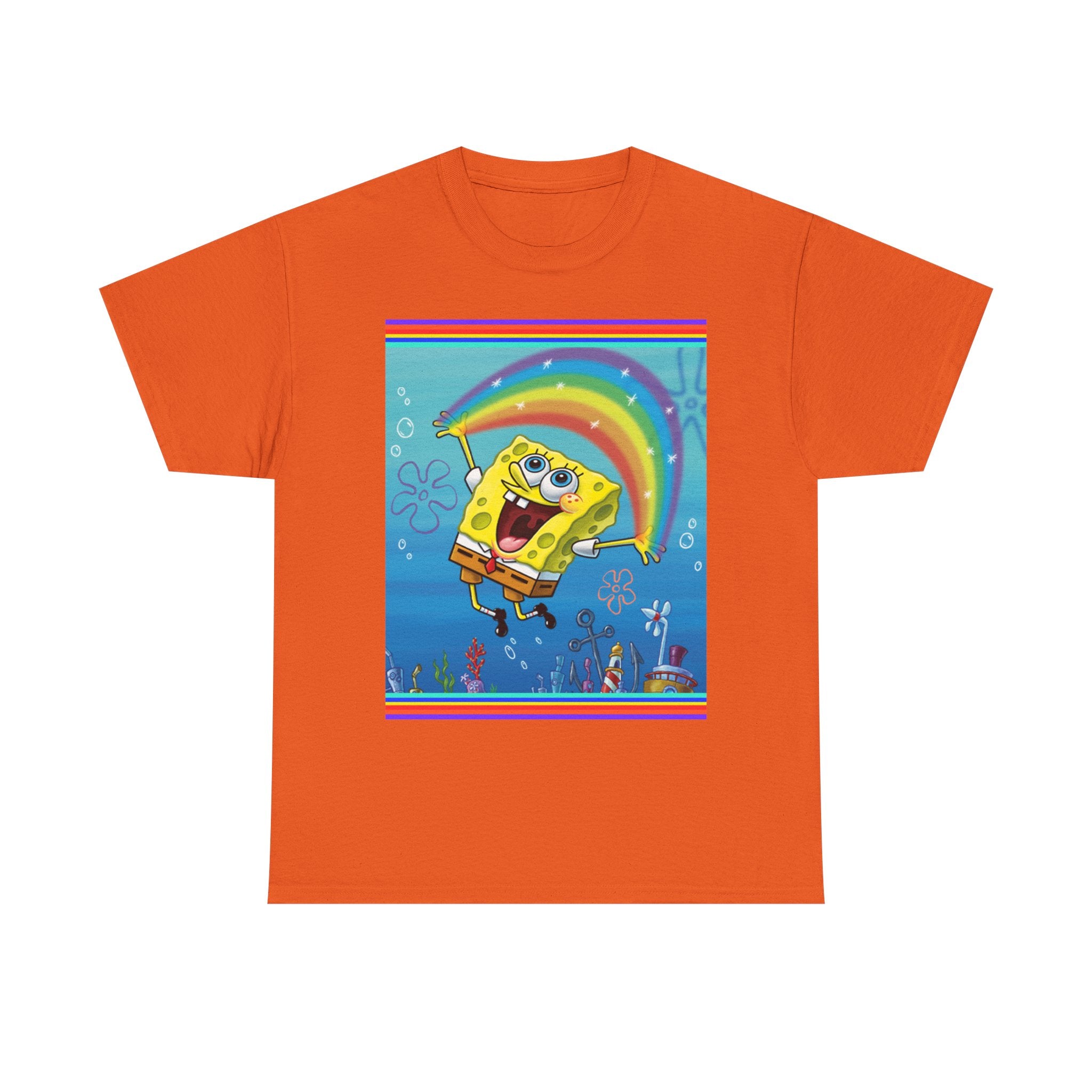 SpongeBob Rainbow SquarePants T-Shirt — Nickelodeon Graphic Tee