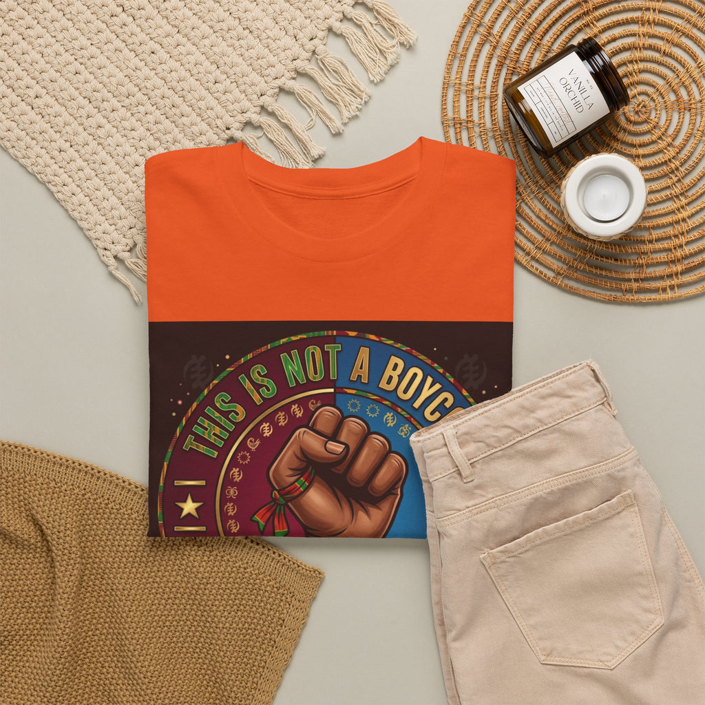Political Activist Tee — "This Is Not a Boycott, This Is a Wealth Transfer" Fist Graphic Shirt