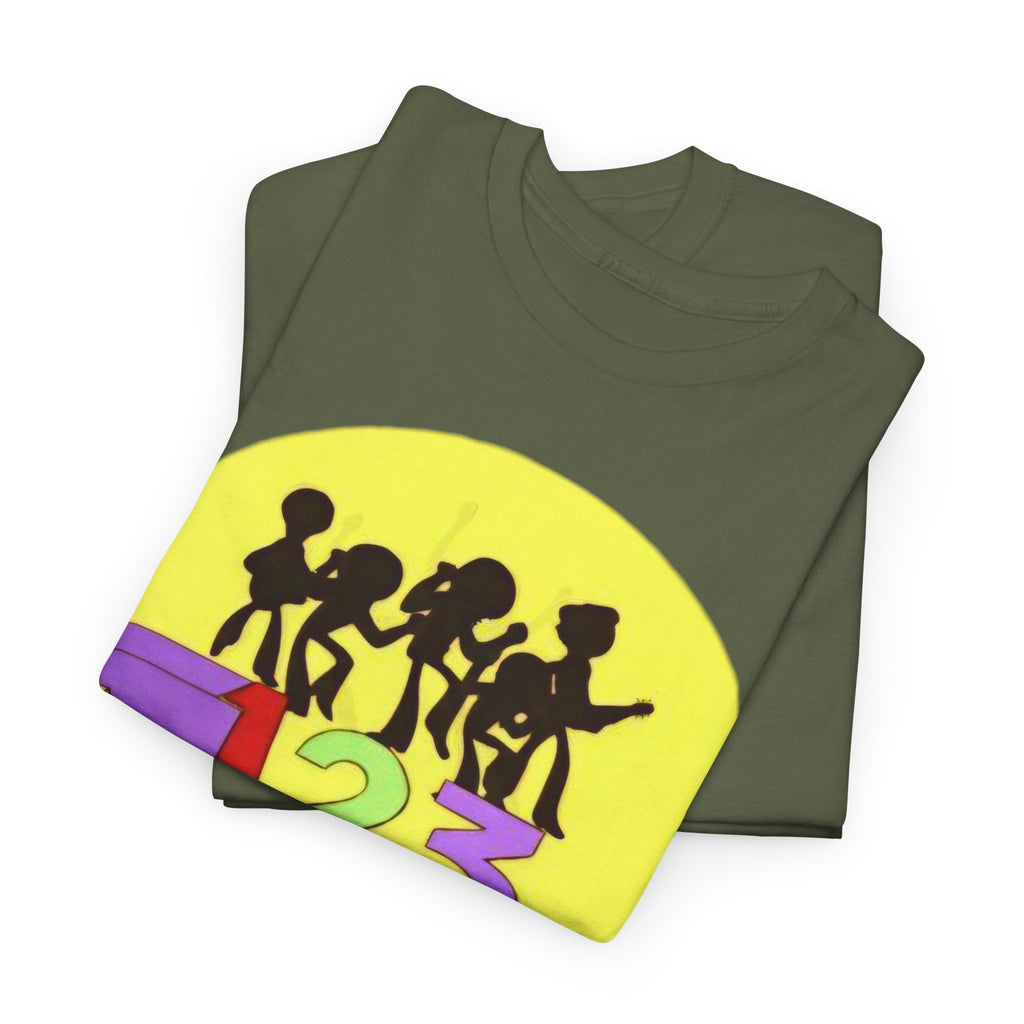 ABC 123 Kids Music Tee — Colorful Educational Rhythm Shirt