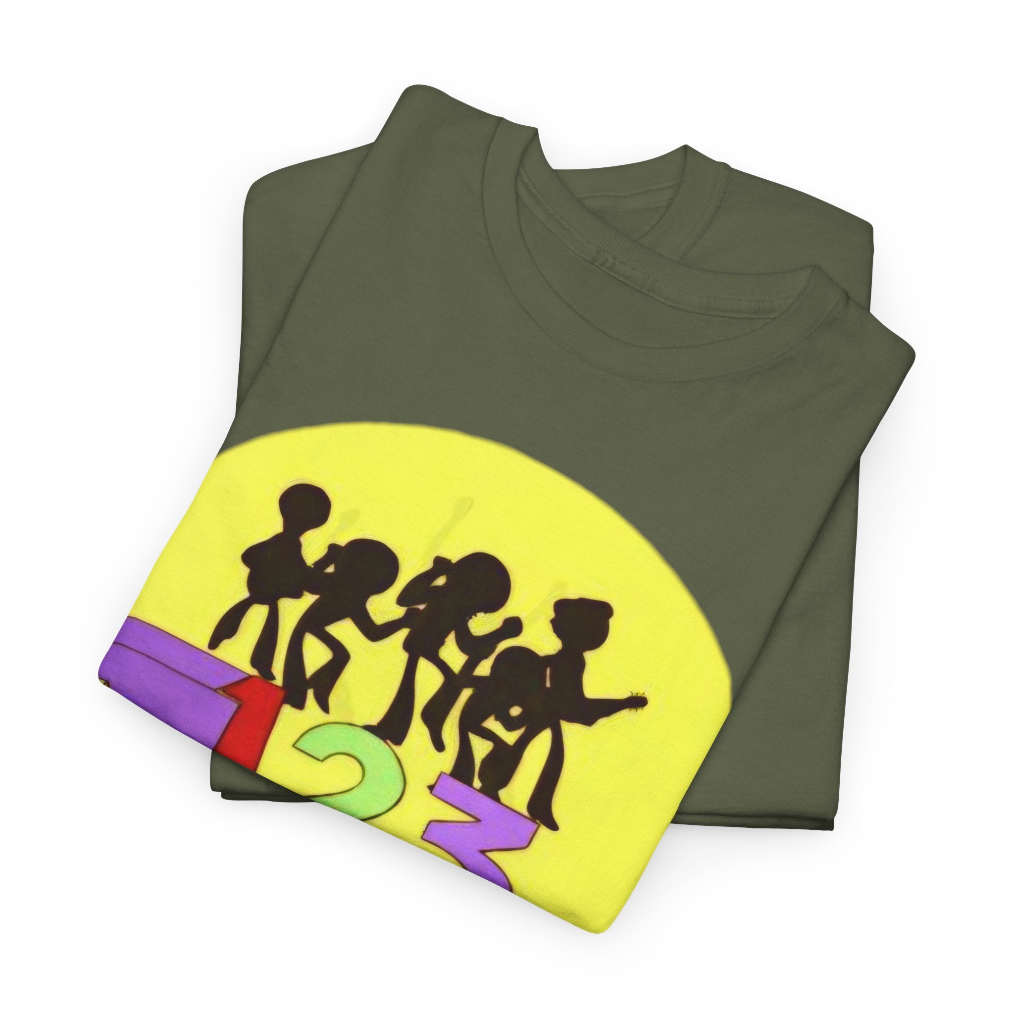 ABC 123 Kids Music Tee — Colorful Educational Rhythm Shirt